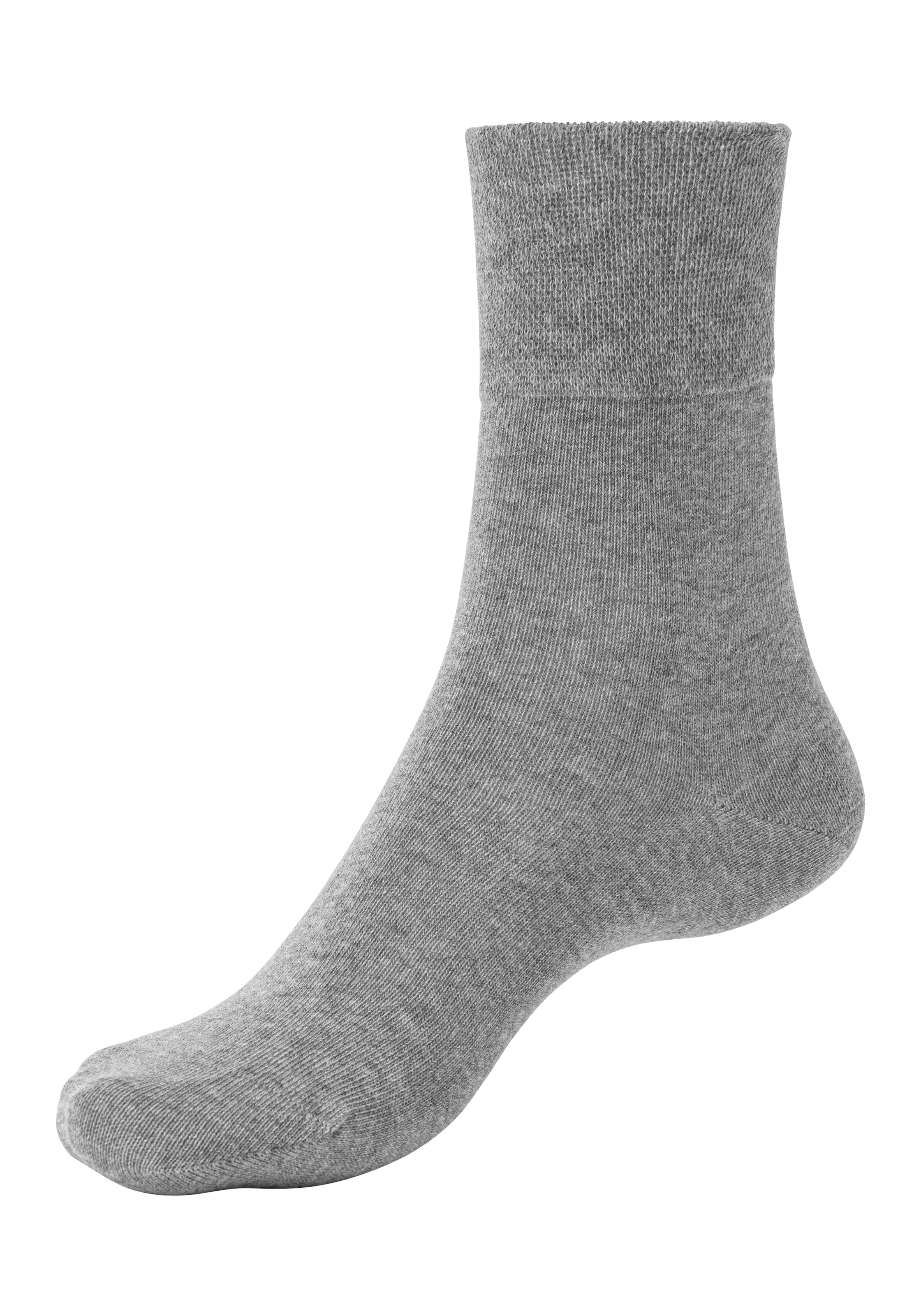 H.I.S Socken, (Packung, 3 Paar), mit Komfortbund auch für Diabetiker geeignet