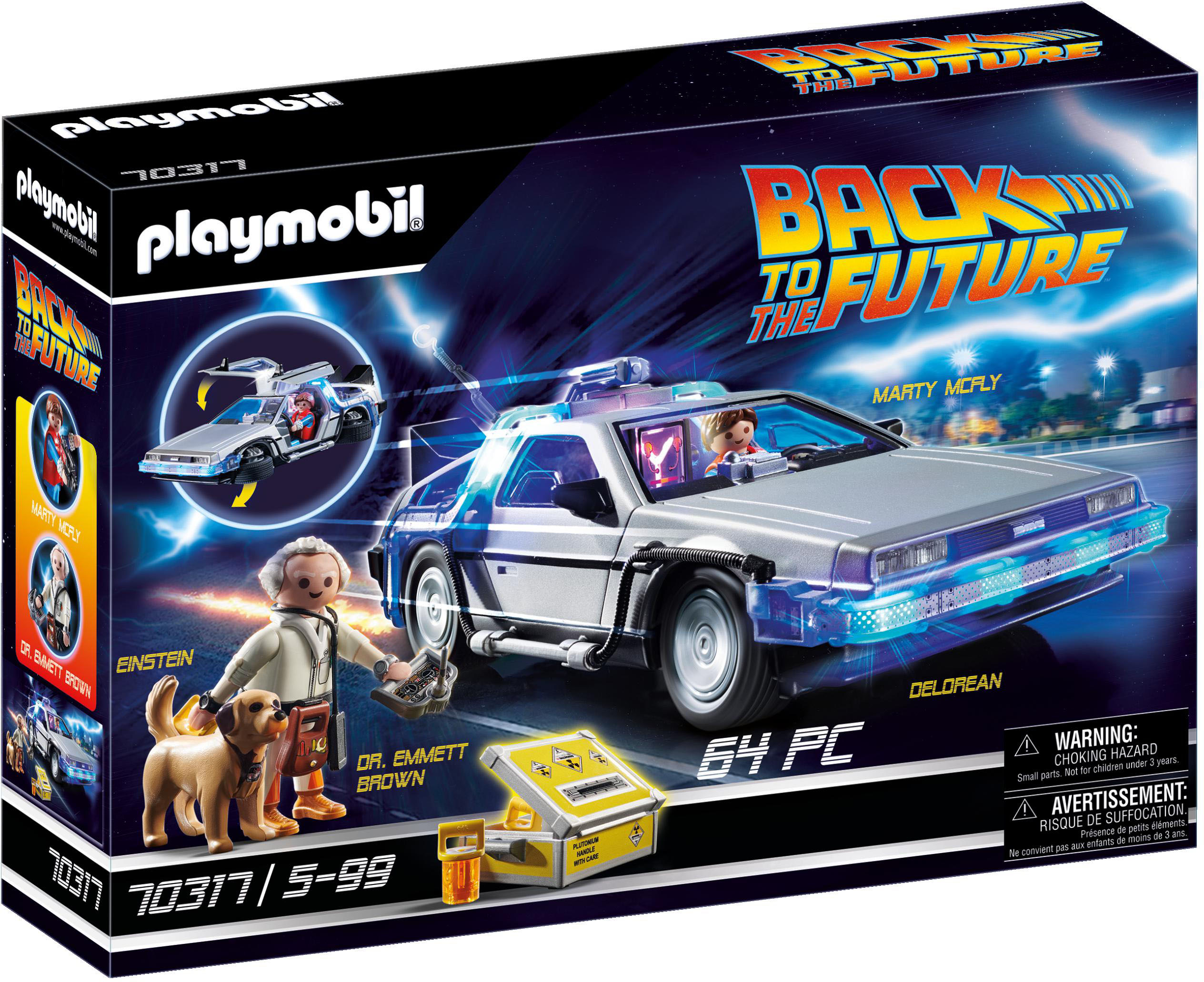 Konstruktions-Spielset »Back to the Future DeLorean (70317),Playmobil Back to the...