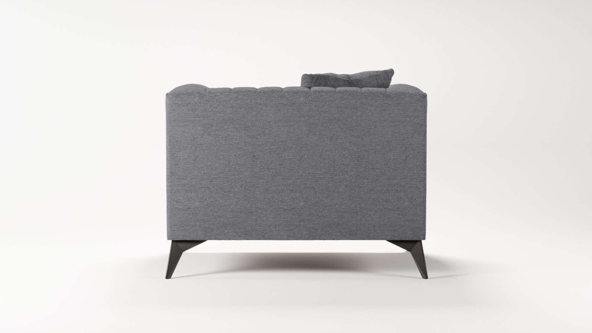 Places of Style Sessel »MATTHEW Loungesessel, Masse B/T/H: 99/86/74 cm«, incl. 1 Zierkissen, Steppung im Rückenbereich