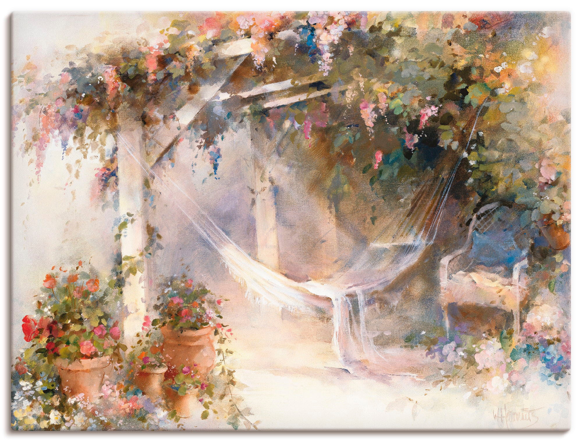 Artland Wandbild »Terrasse«, Garten, (1 St.), als Leinwandbild, Wandaufkleber  oder Poster in versch. Grössen online kaufen | Jelmoli-Versand
