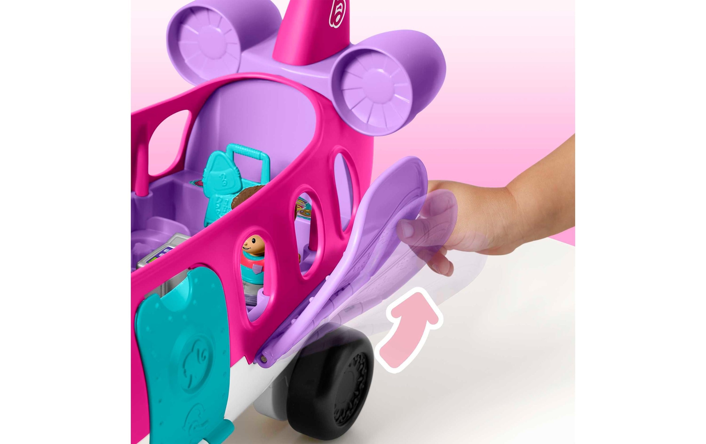 Fisher-Price® Spielzeug-Flugzeug »Little People Barbie Traum-Flugzeug«