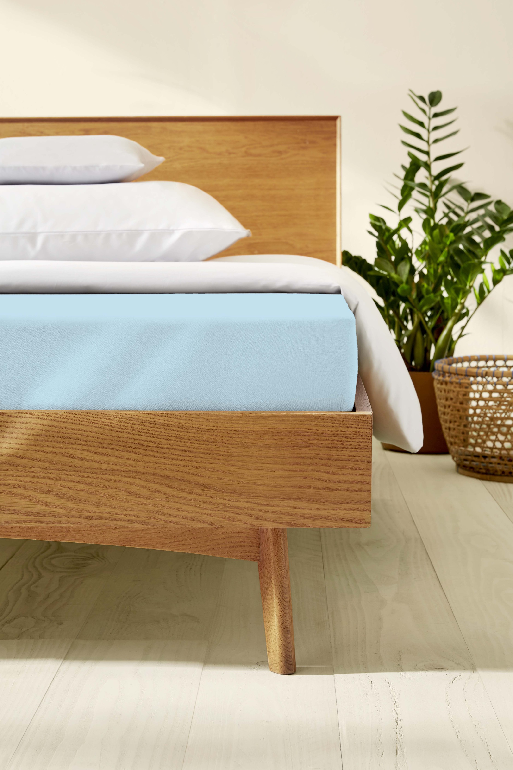 Kaeppel Spannbettlaken »Single Jersey Mako Cotton«, Bettlaken aus 100% Baumwolle