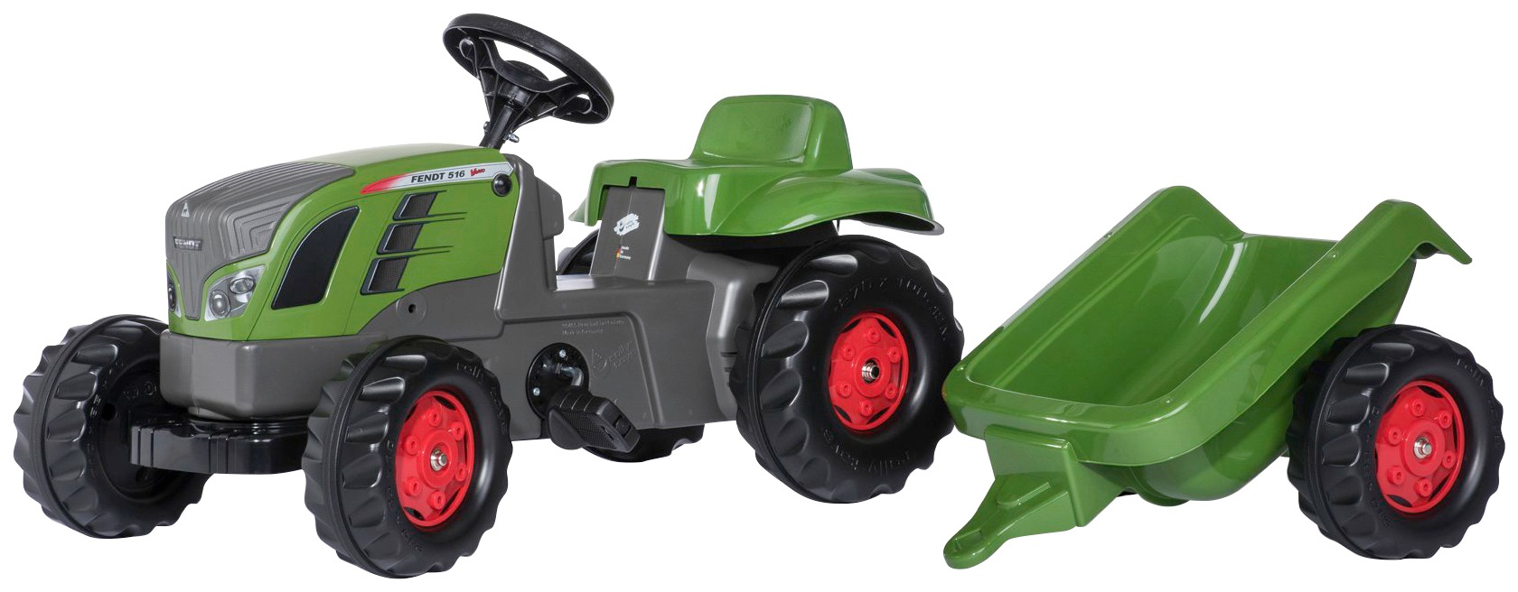 rolly toys® Tretfahrzeug »Fendt 516 Vario«, Traktor mit Trailer