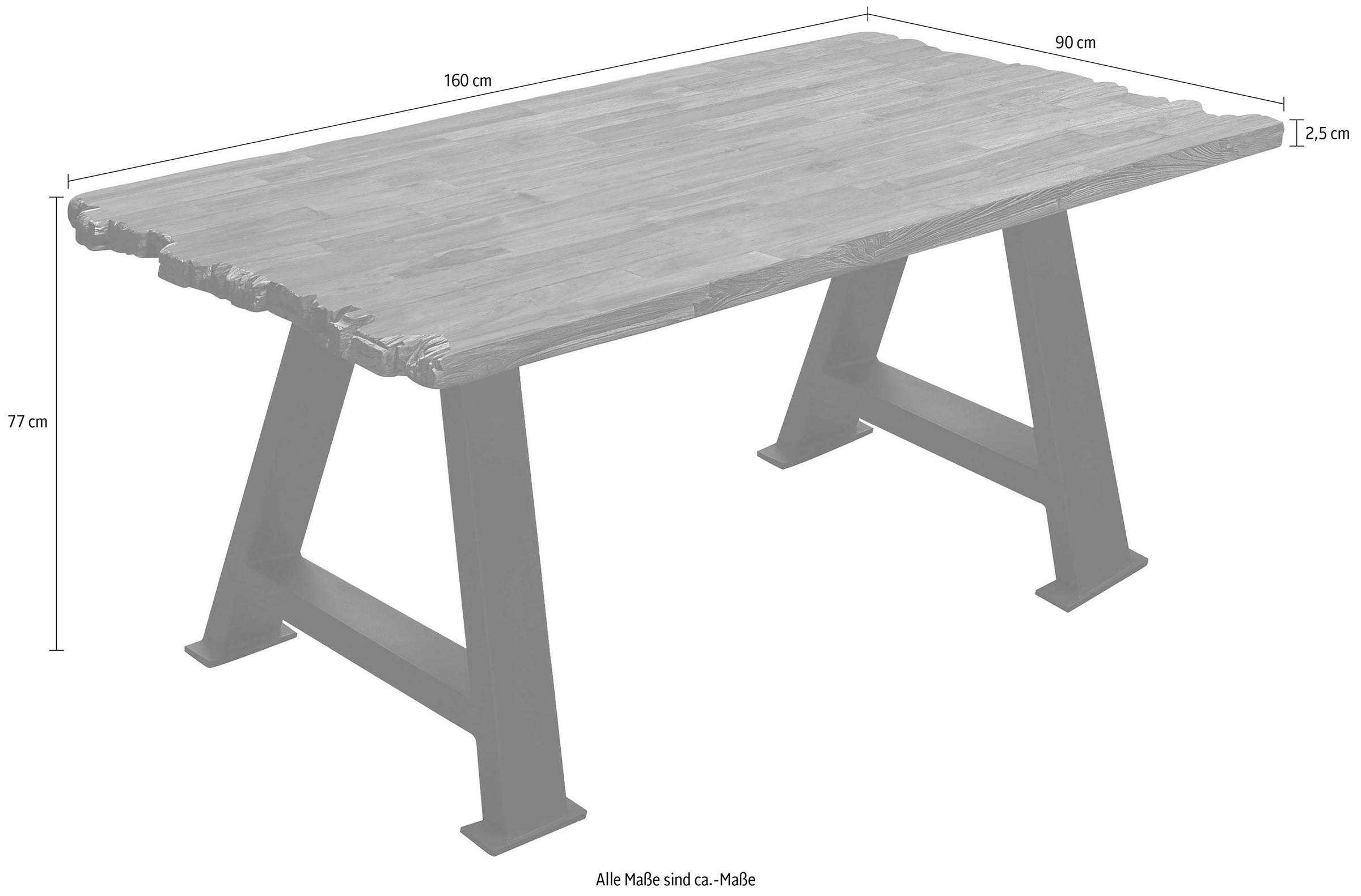 SIT Esstisch »Tops&Tables«, aus recyceltem Altholz