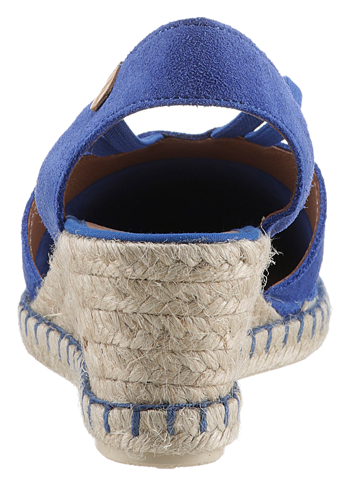 VERBENAS Sandalette »Maika Serraje«, Sommerschuh, Sandale, Keilabsatz, mit Jutebesatz