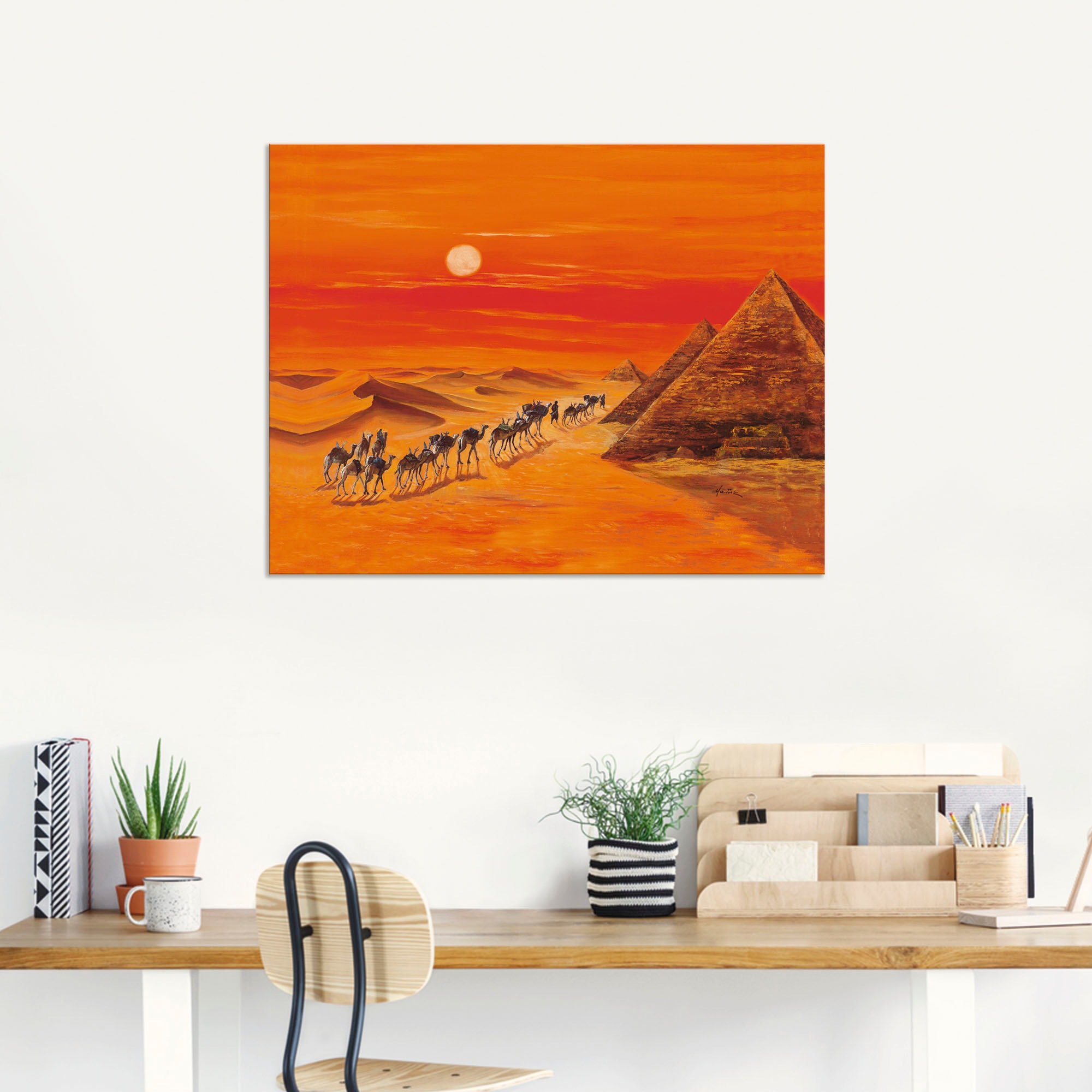 Artland Wandbild »Karawane II«, Afrika, (1 St.), als Alubild, Outdoorbild, Leinwandbild in verschied. Grössen