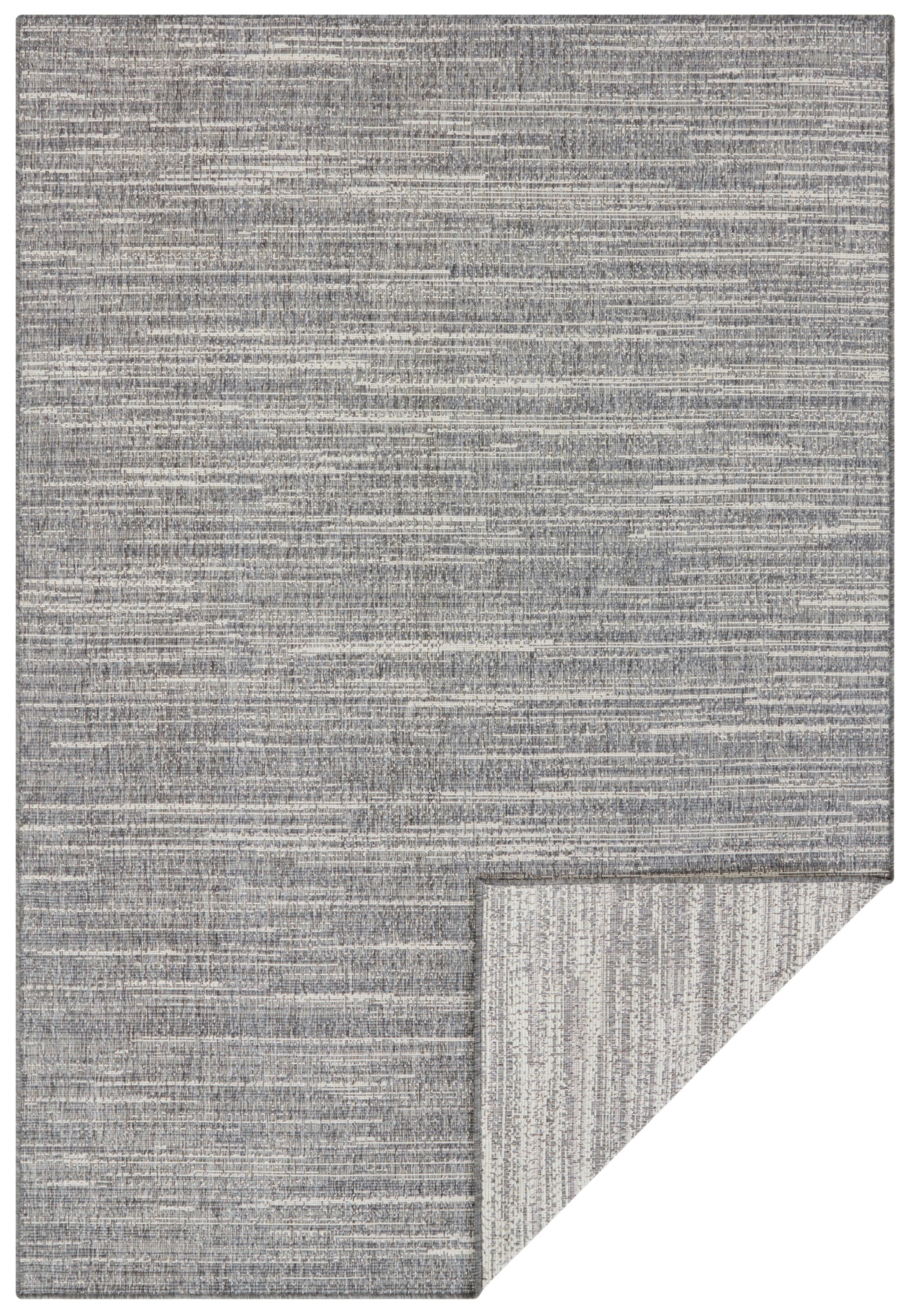 ELLE DECORATION Teppich »Mèlange Wendeteppich«, rechteckig, 5 mm Höhe, Flachgewebe, In-& Outdoor, Modern, beidseitig, Balkon, Wohnzimmer