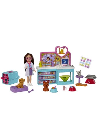 Barbie Spielwelt »Spielset Chelsea Tierklinik mit Tierchen & Zubehör« kaufen