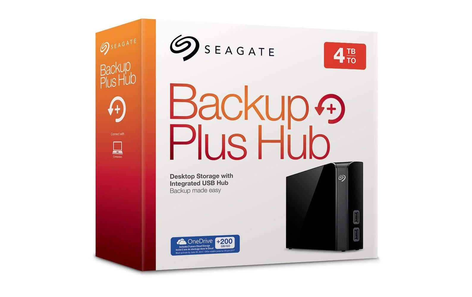 Seagate externe HDD-Festplatte »Externe Festplatte Backup Plus Hub 4 TB«