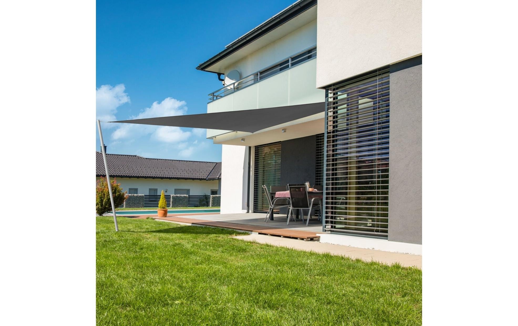 Windhager Sonnensegel »Dreieck 3m, anthrazit«