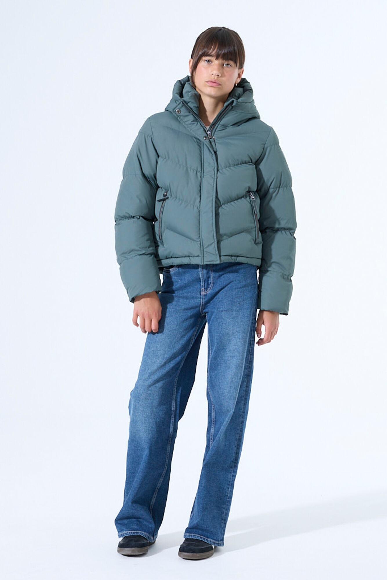 Garcia Steppjacke, mit Kapuze for GIRLS