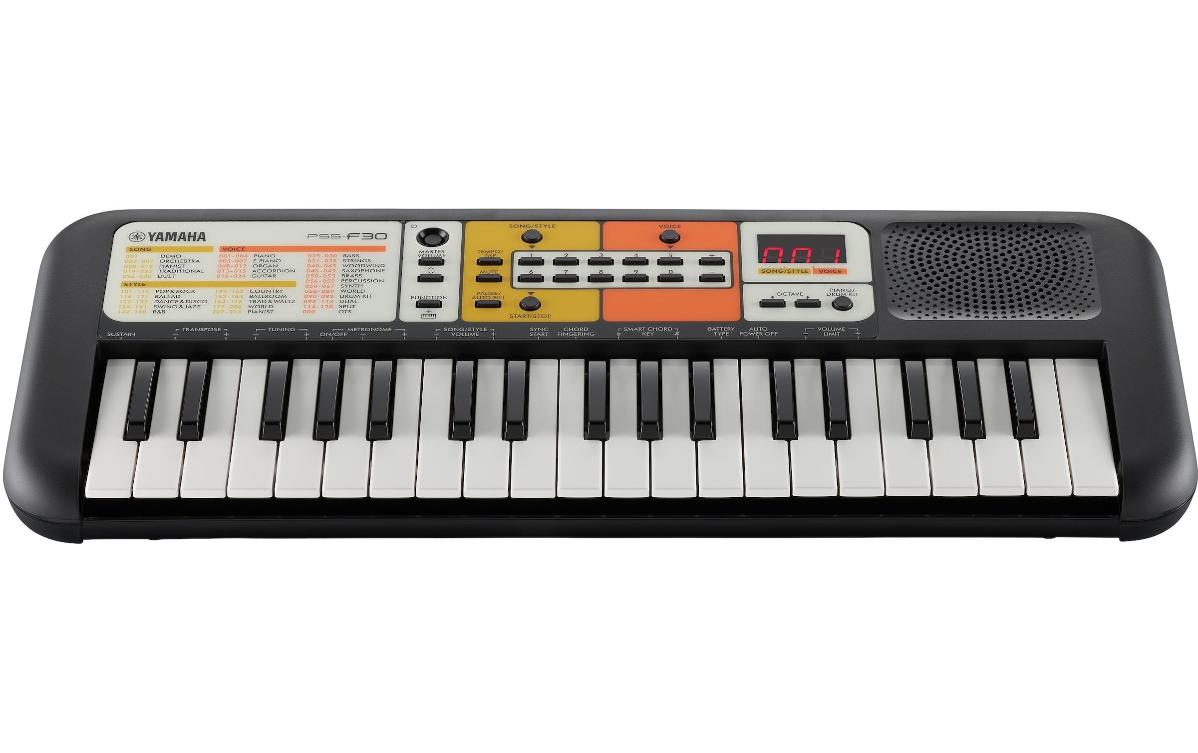 Yamaha PSS-F30 sintetizzatore Sintetizzatore digitale 37 Nero