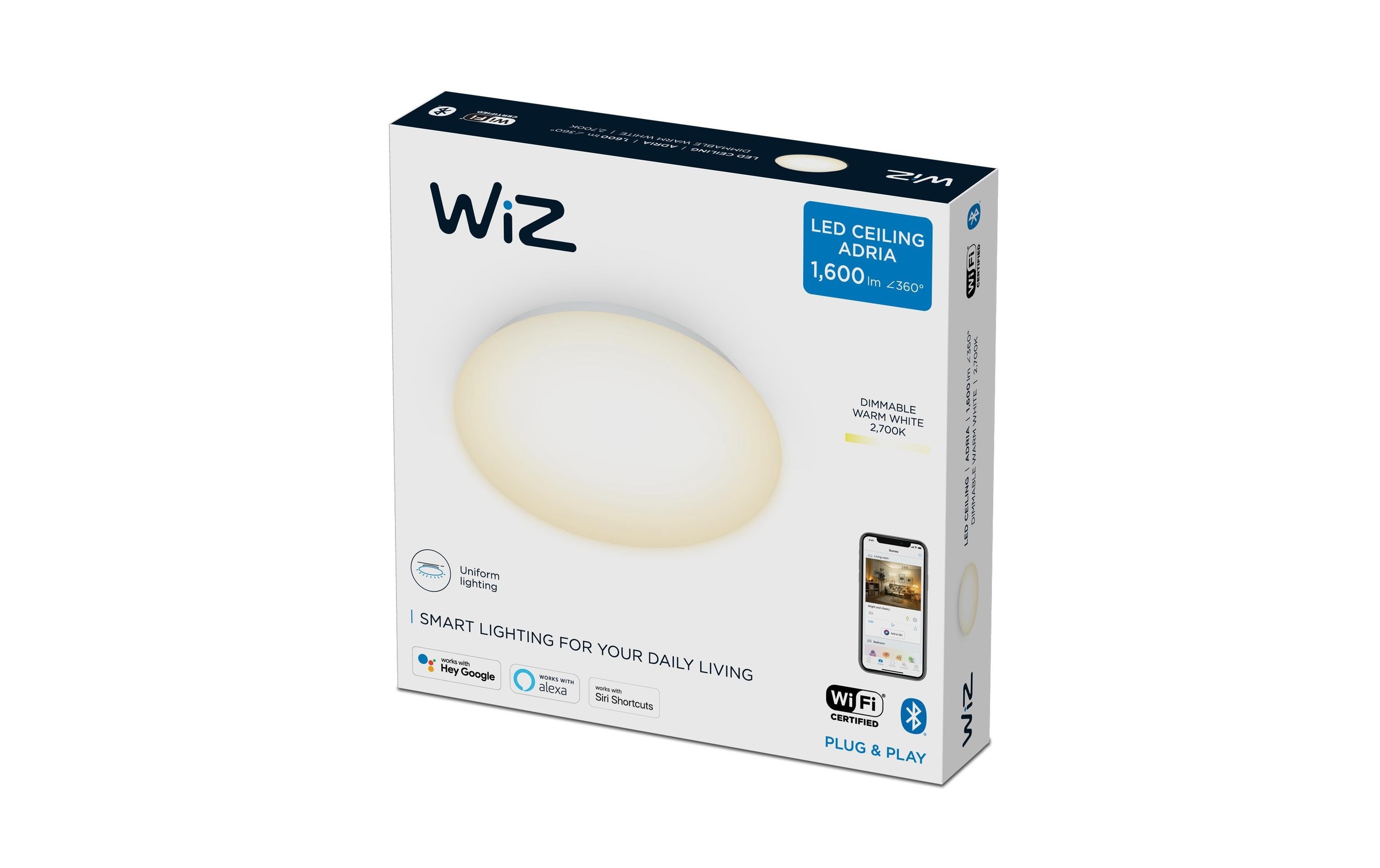 Deckenleuchte »WiZ Ceiling 17W RD 2700K«, 1 flammig