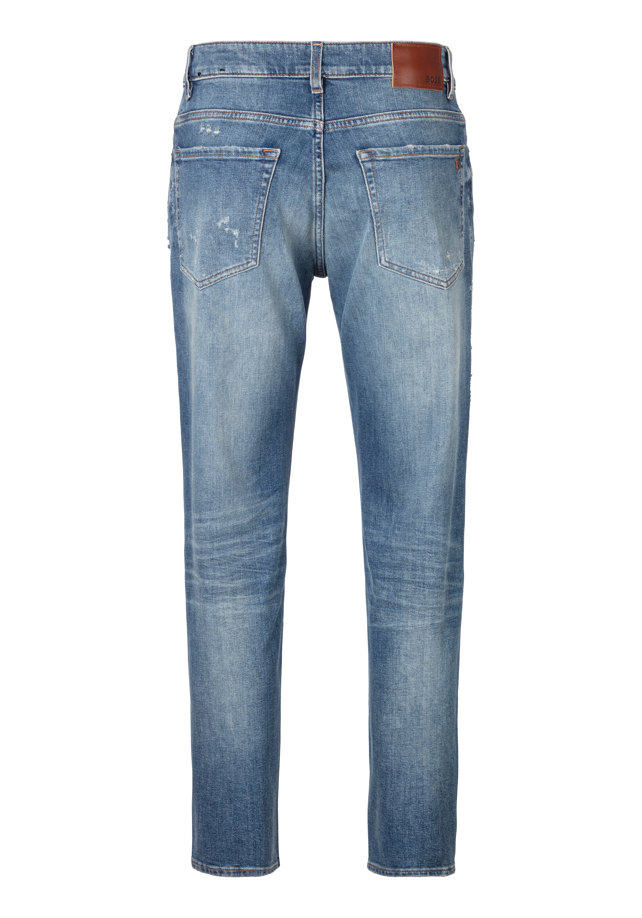 BOSS ORANGE Straight-Jeans »Re Maine«, mit BOSS Leder-Badge