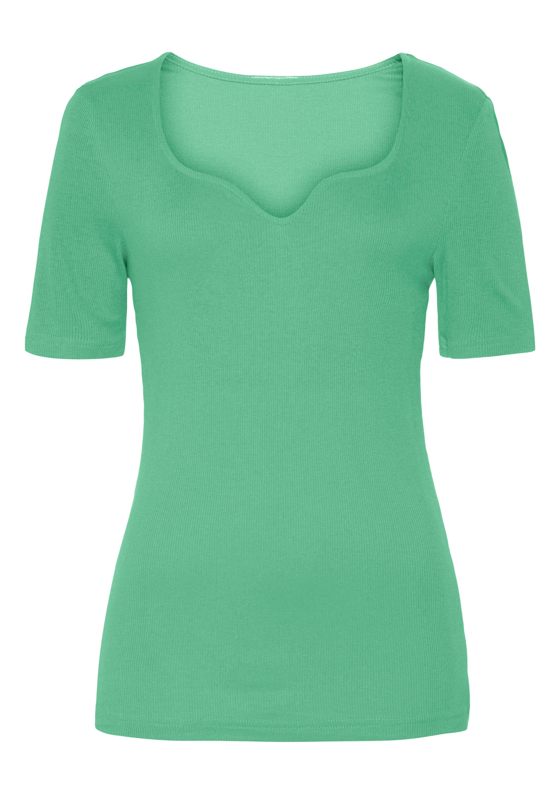 Vivance bei mit tlg.), shoppen Schweiz herzförmigen Jelmoli-Versand (1 Dekolleté online T-Shirt,