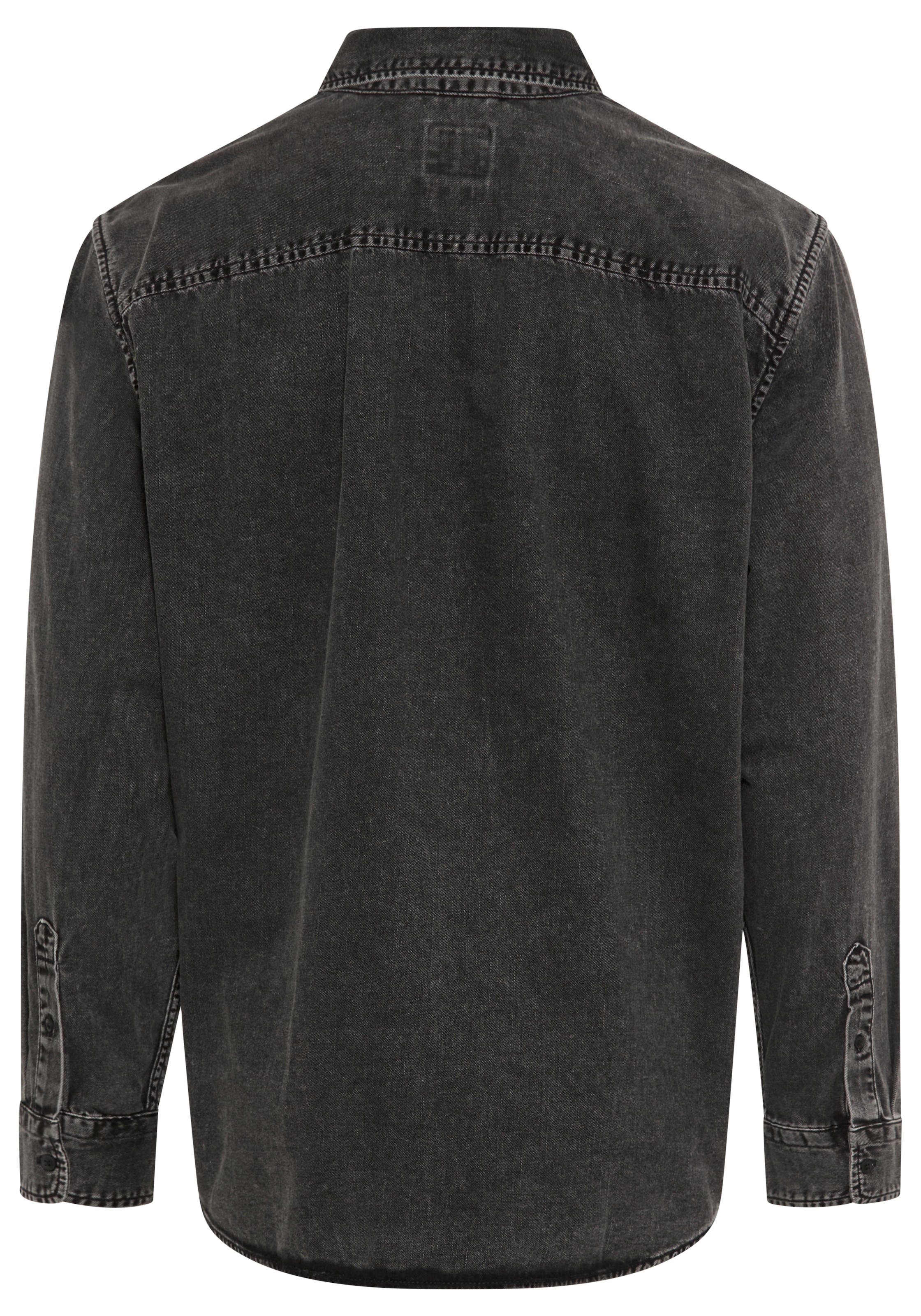 Levi's® Langarmhemd »AUTHENTIC BUTTON DOWN«, mit Ton-in-Ton Logostickerei auf der Brust