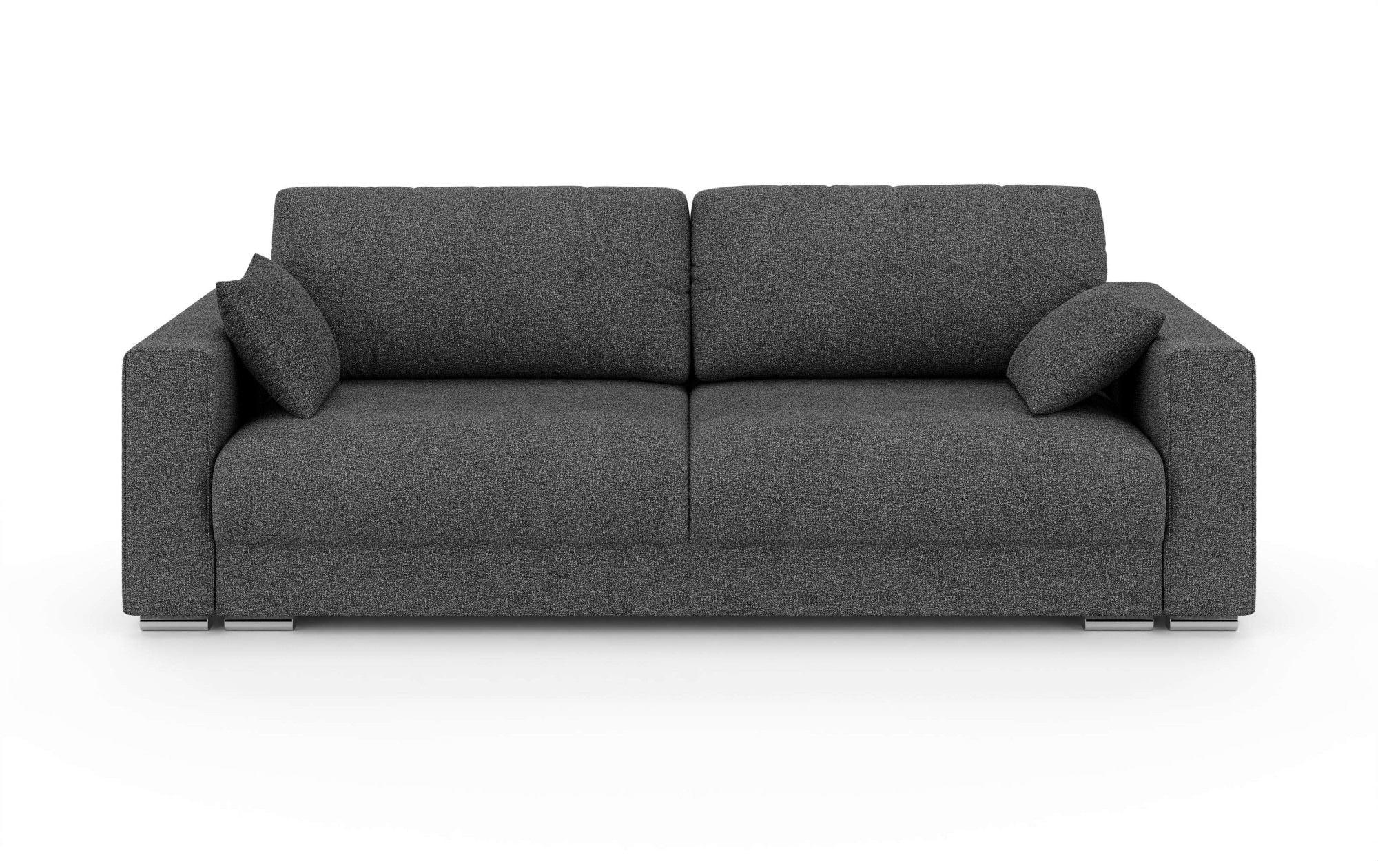 INOSIGN 3-Sitzer »Stevinson Schlafsofa mit Bettkasten, Masse B/H/T: 229/87/97 cm«, mit Wellenunterfederung, 2 Rückenkissen und 2 Zierkissen