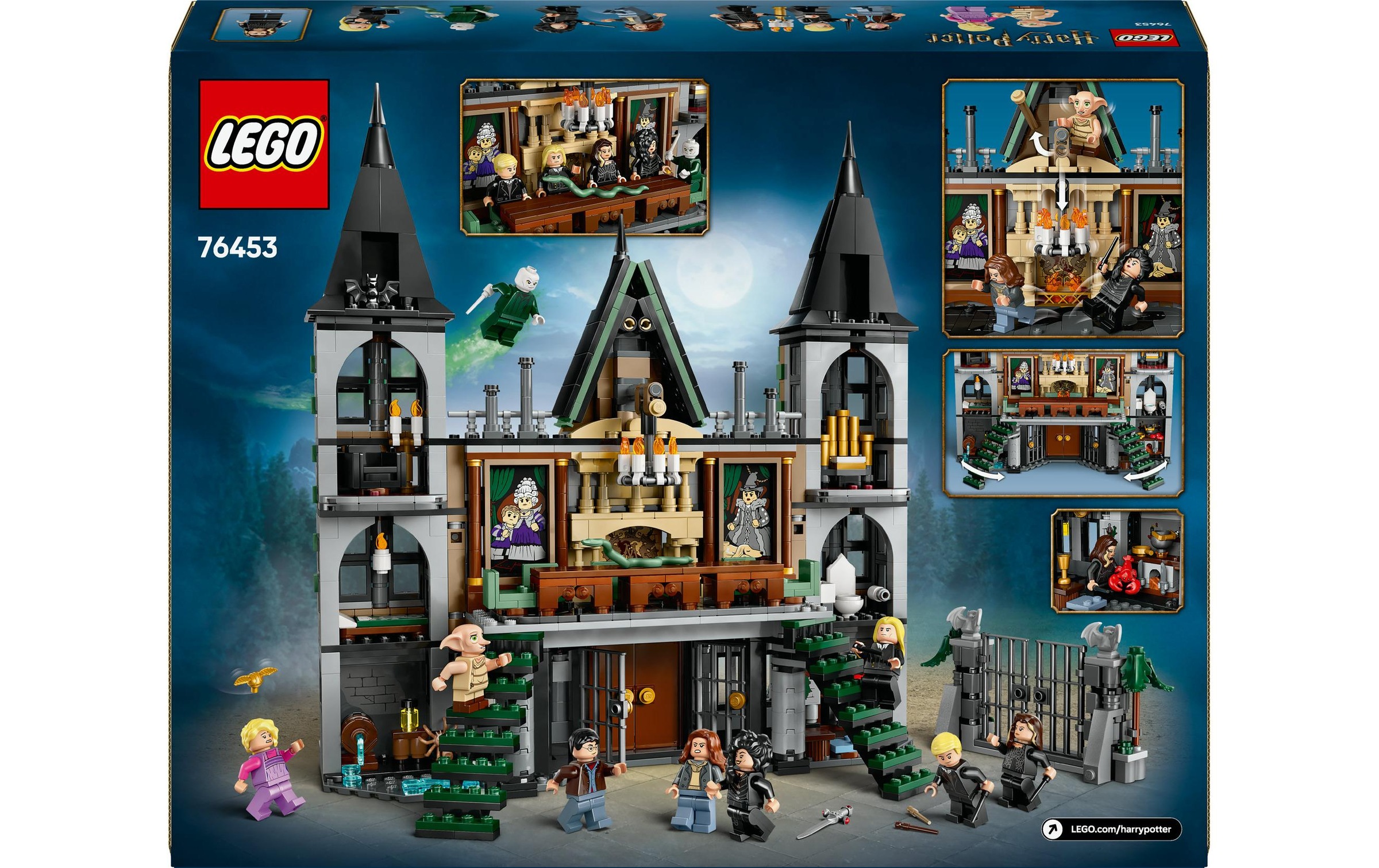 LEGO® Spielbausteine »Harry Potter Landsitz der Familie Malfoy 76453«, (1601 St.)