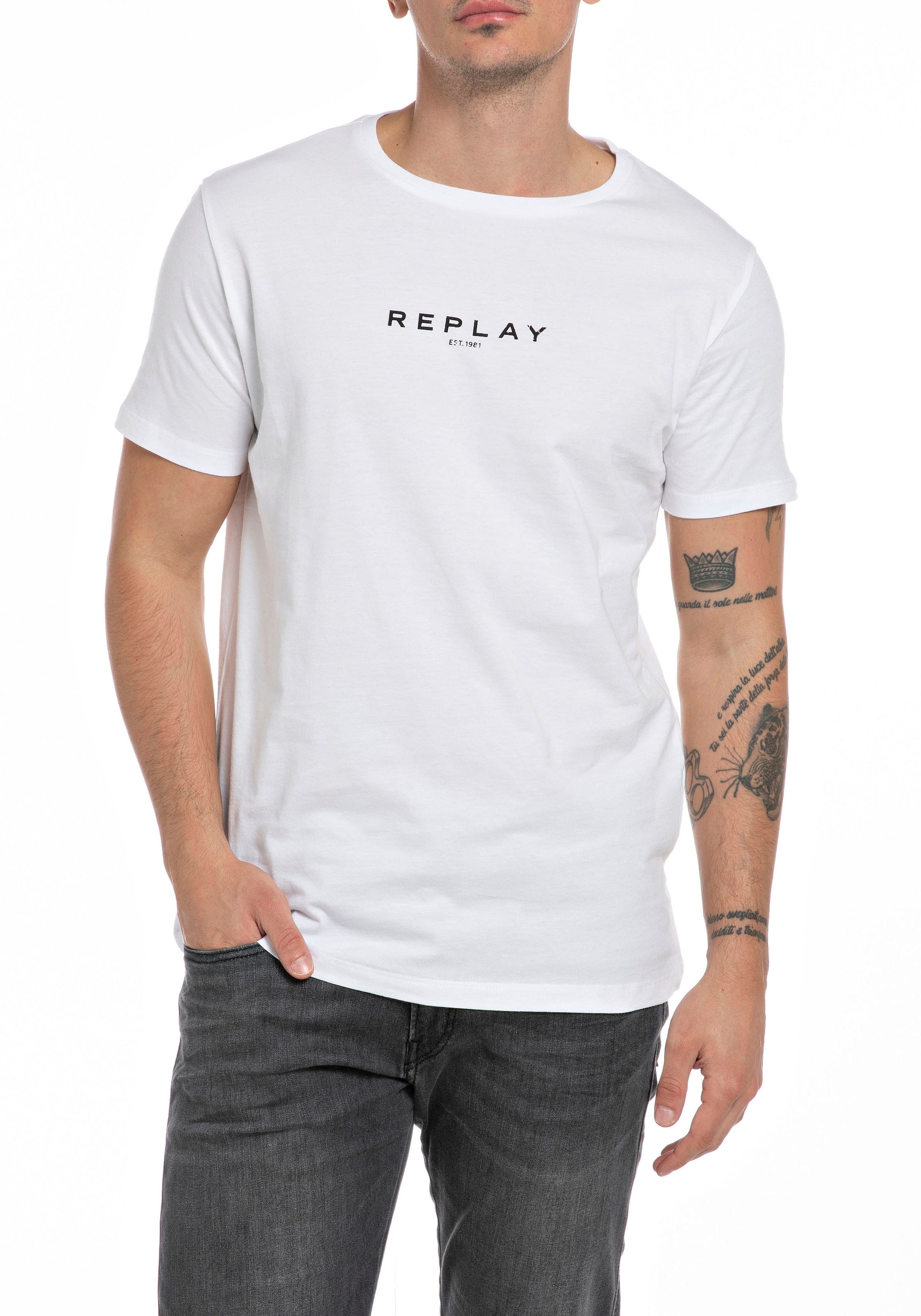 Replay T-Shirt »RP Herren-Tshirt« online shoppen | Jelmoli-Versand