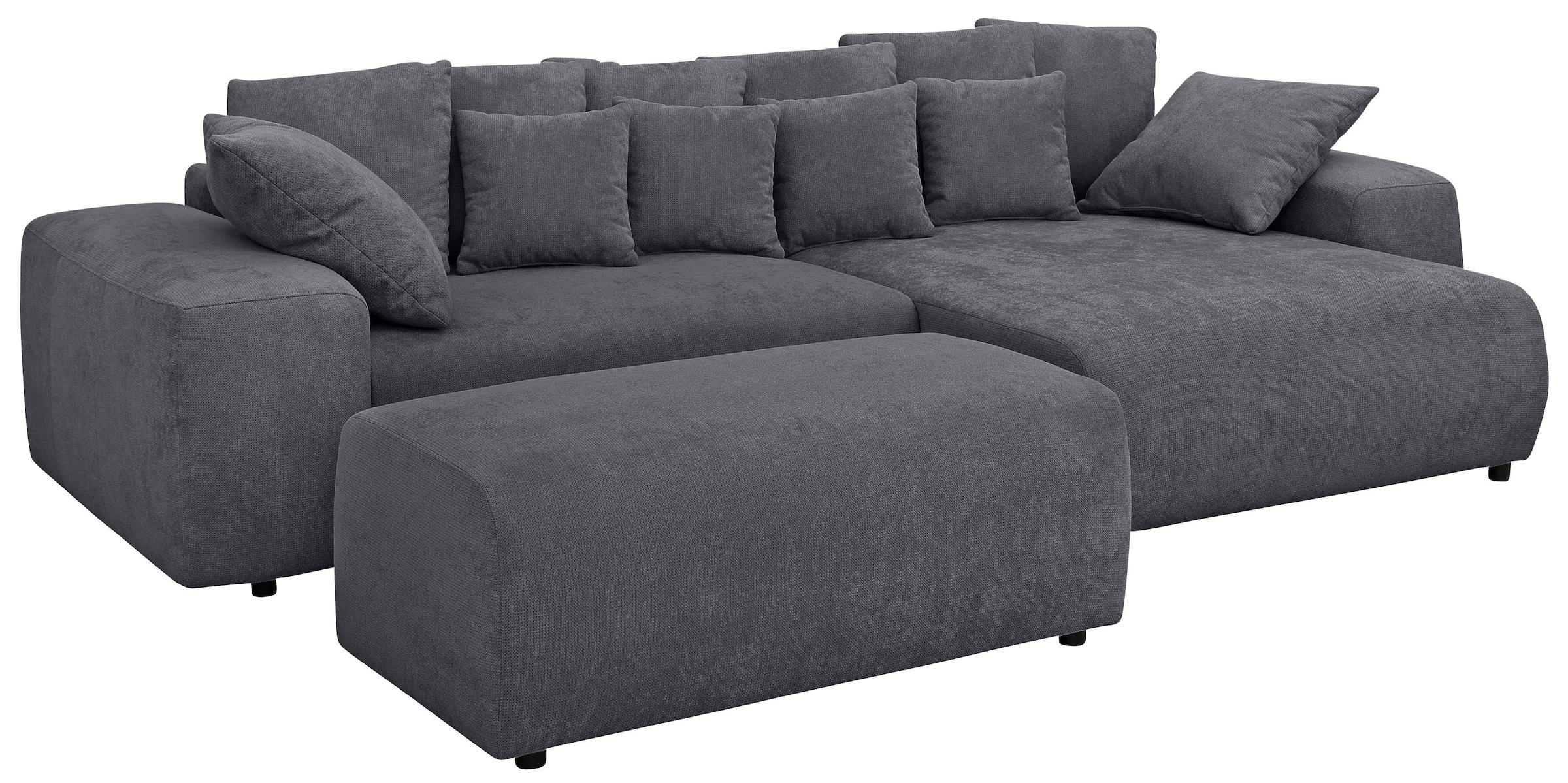 Home affaire Ecksofa Sundance, bei Bettfunktion mit Topper, incl. Zier- und Rückenkissen