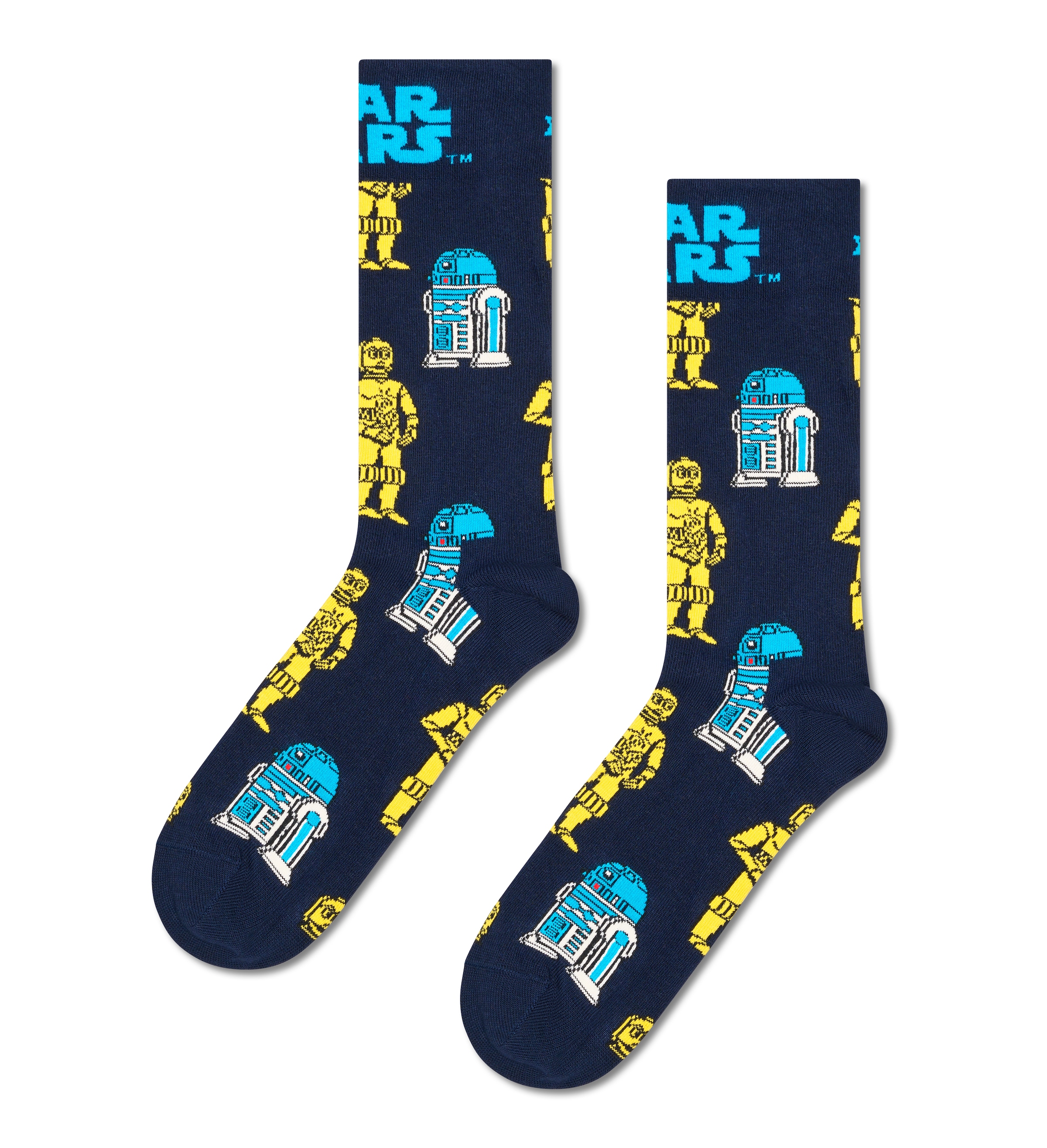 Happy Socks Langsocken, (3er Pack), mit kreativen Star Wars-Motiven