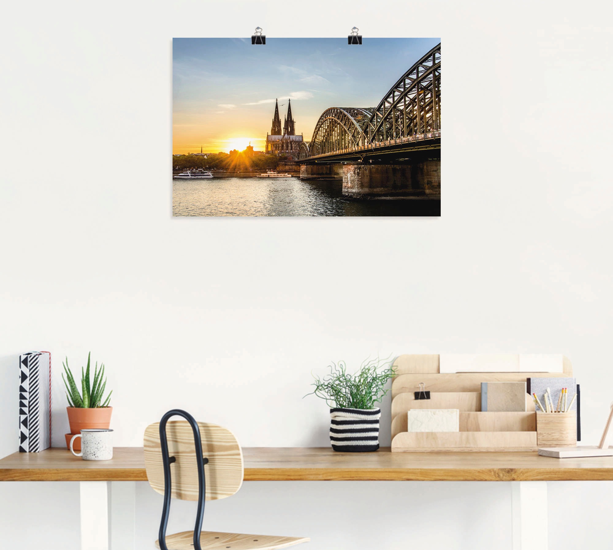 Artland Wandbild »Kölner Dom«, Deutschland, (1 St.), als Poster, Wandaufkleber in verschied. Grössen
