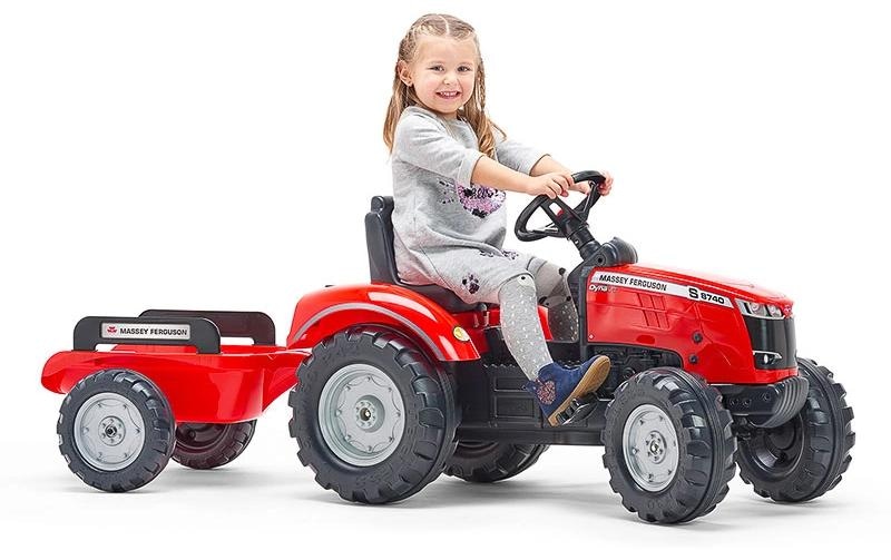 Falk Rutscherauto »Massey Ferguson Traktor + Anh. L«
