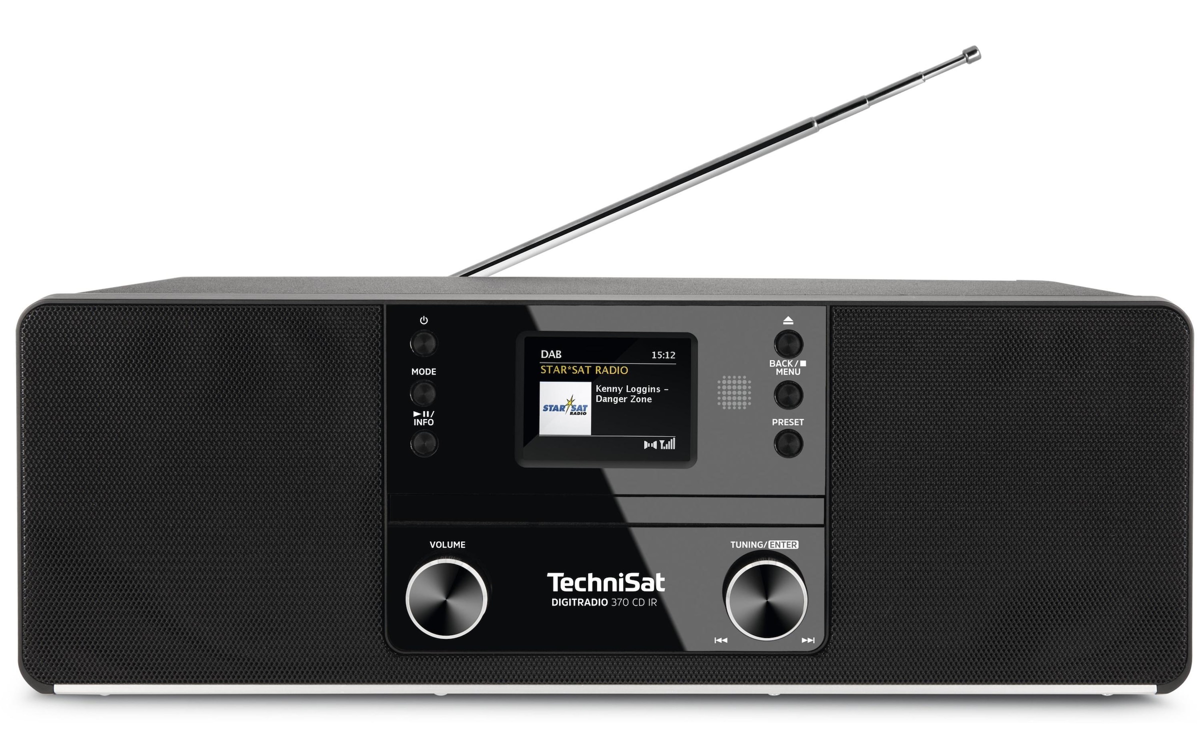 TechniSat Digitalradio (DAB+) »DigitRadio 370 CD IR«, (Bluetooth Digitalradio (DAB+)-FM-Tuner-Internetradio)