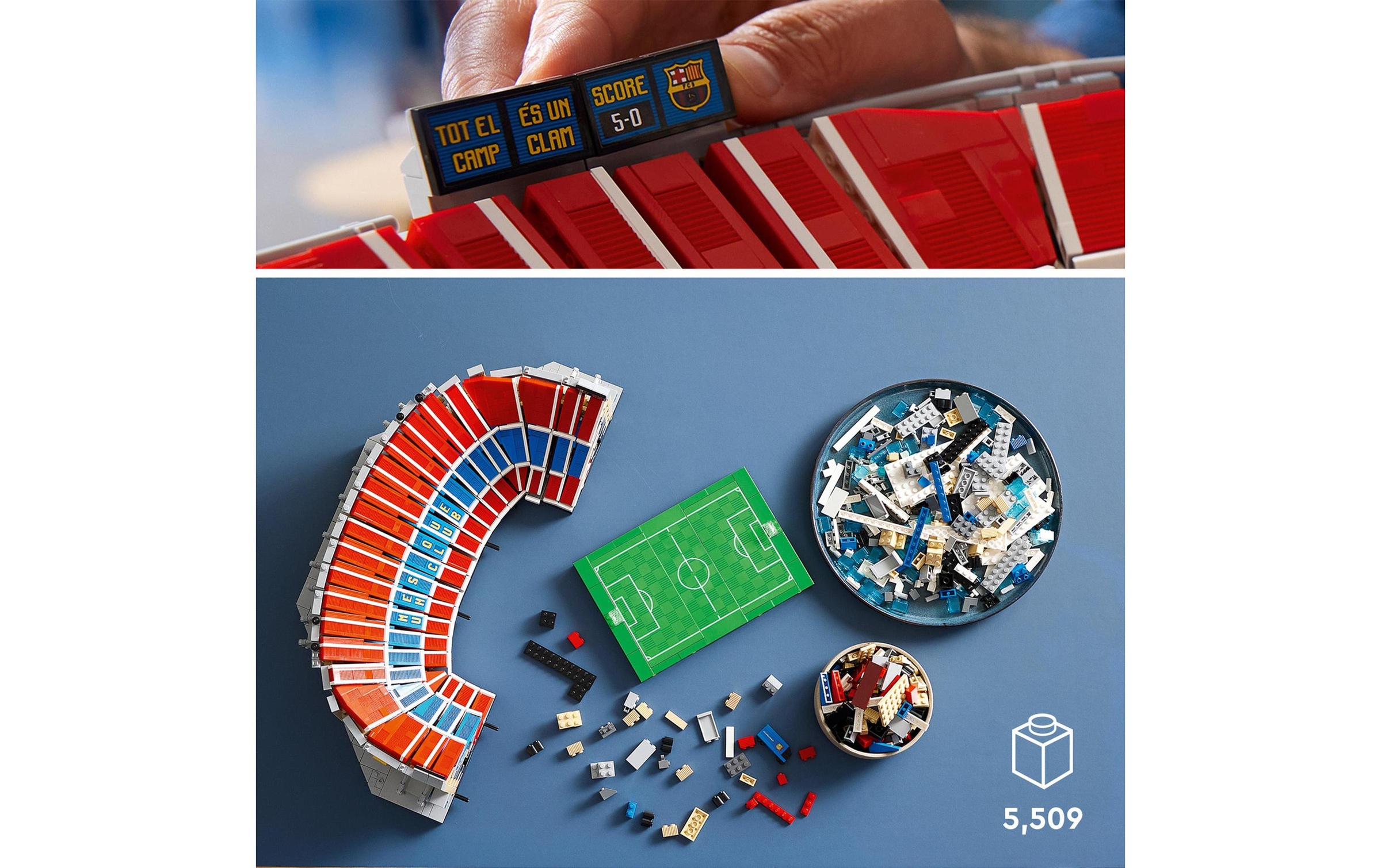 LEGO® Konstruktionsspielsteine »Nou - FC Barcelona 10284«