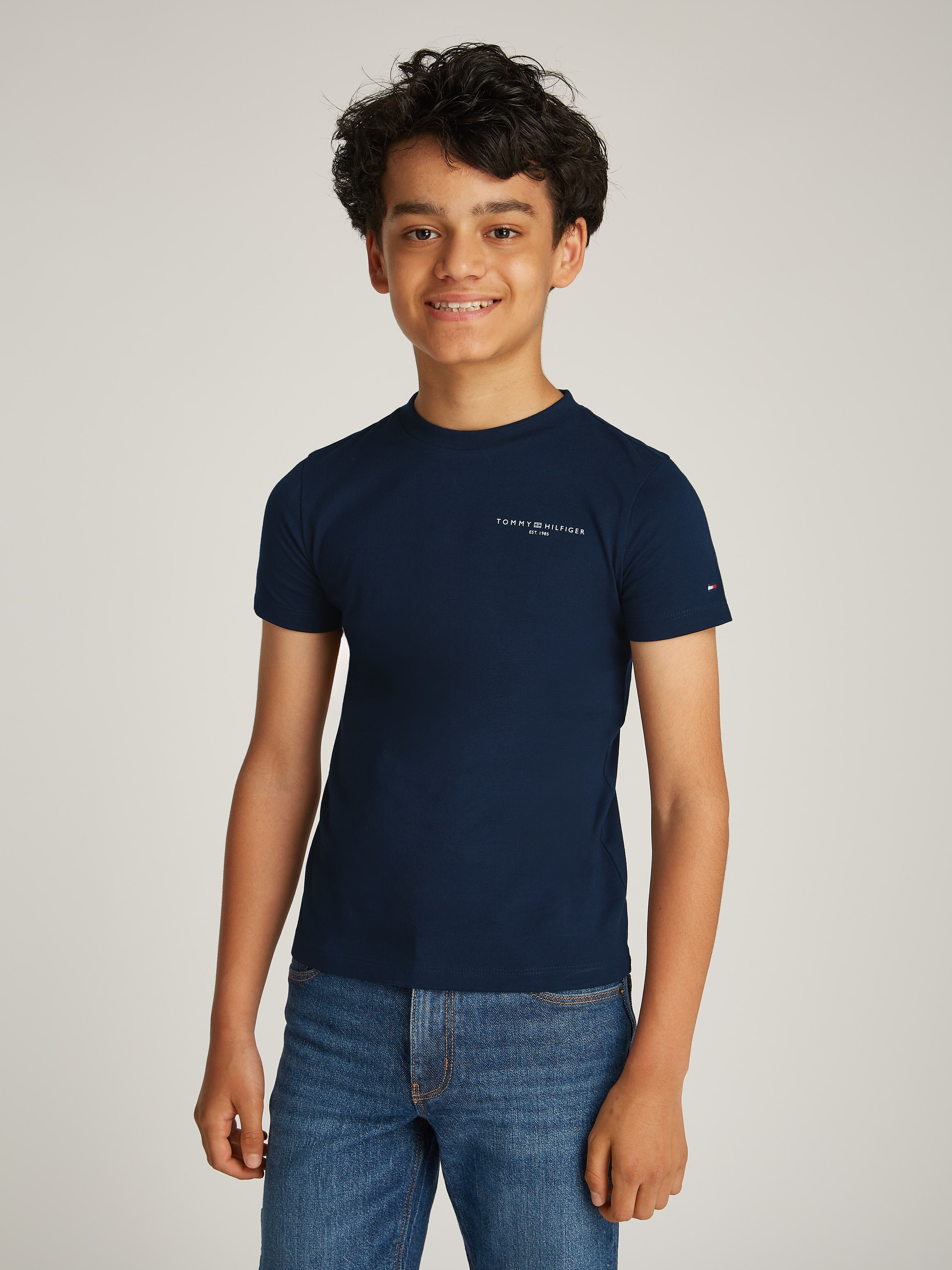 Tommy Hilfiger T-Shirt »MINI CORP T-SHIRT«, in Unifarbe