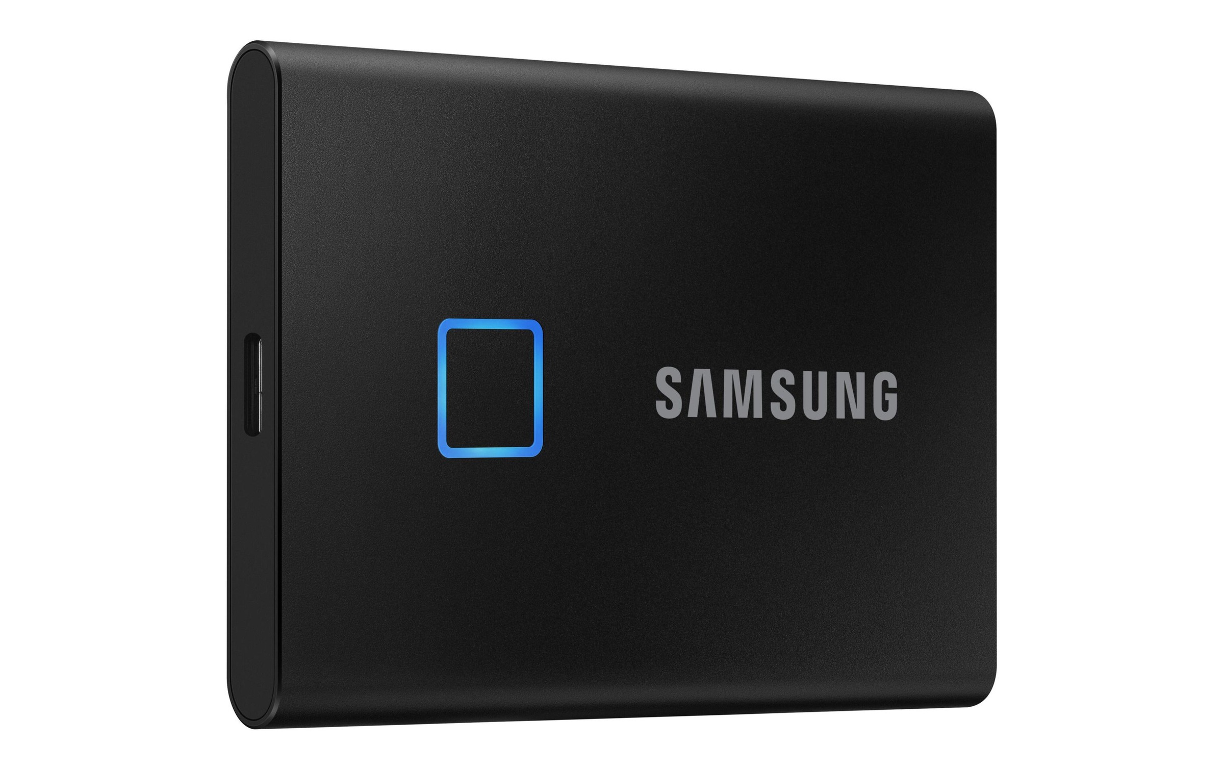 Samsung externe SSD »T7, 1 TB, Touch Black, USB 3.2 Gen 2«