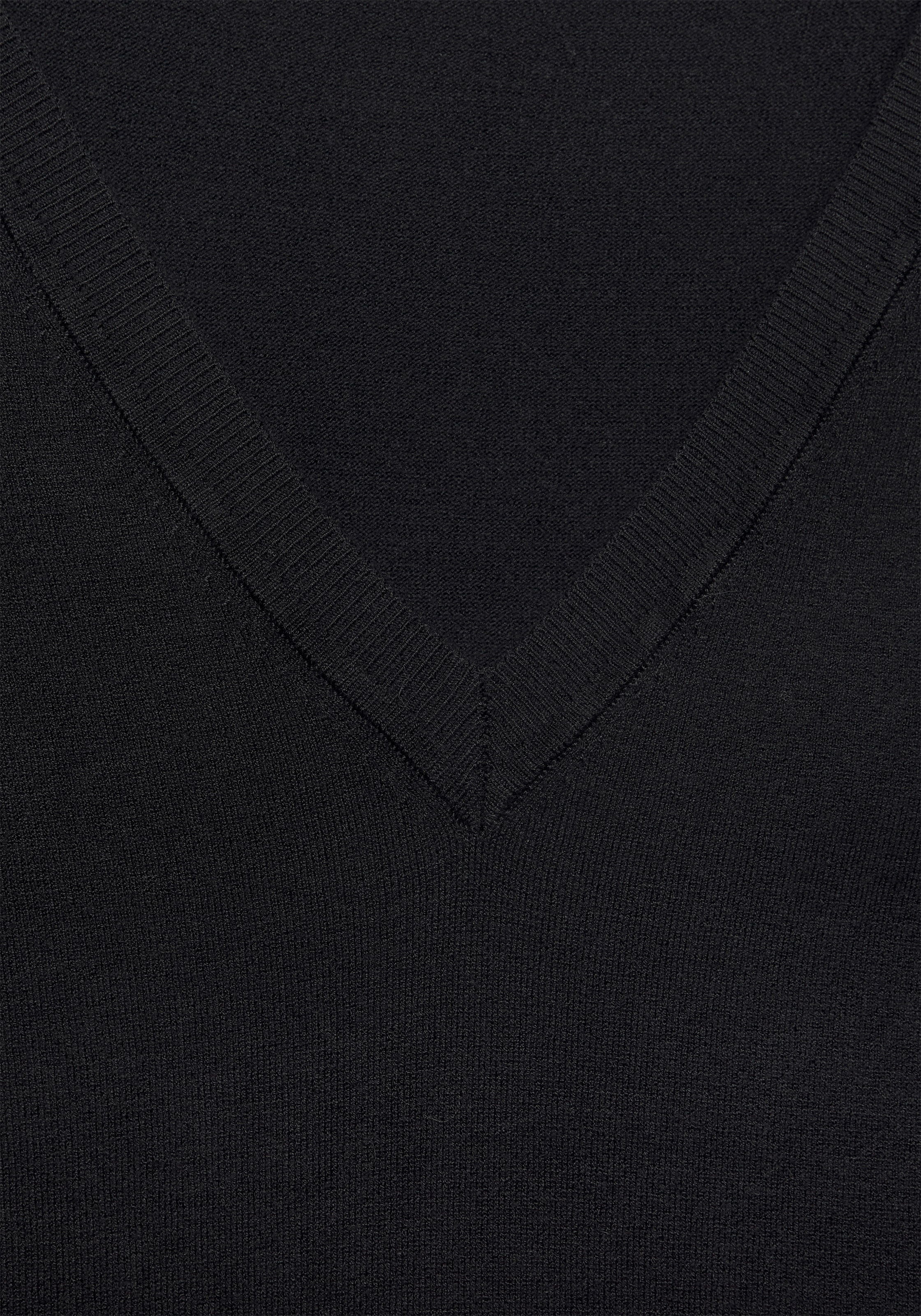 Vivance V-Ausschnitt-Pullover, in taillierter Form, weicher Strickpullover, Basic, klassisch