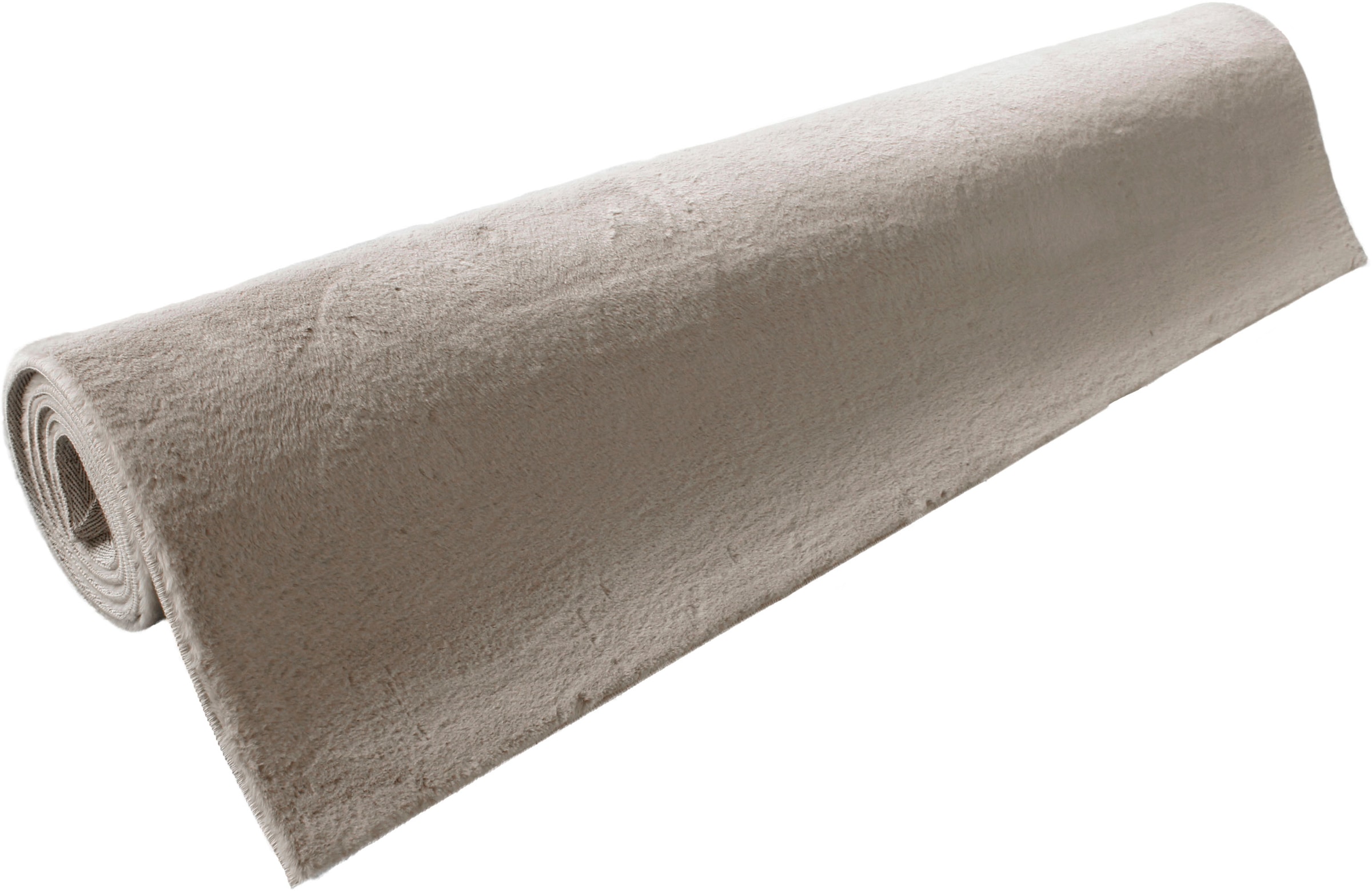 Leonique Fellteppich »Balu«, rechteckig, 20 mm Höhe, Kunstfell in Kaninchenfell Haptik, fussbodenheizungsgeeignet, pflegeleicht, ideale Teppiche für Wohnzimmer, Schlafzimmer, Esszimmer, Arbeitszimmer