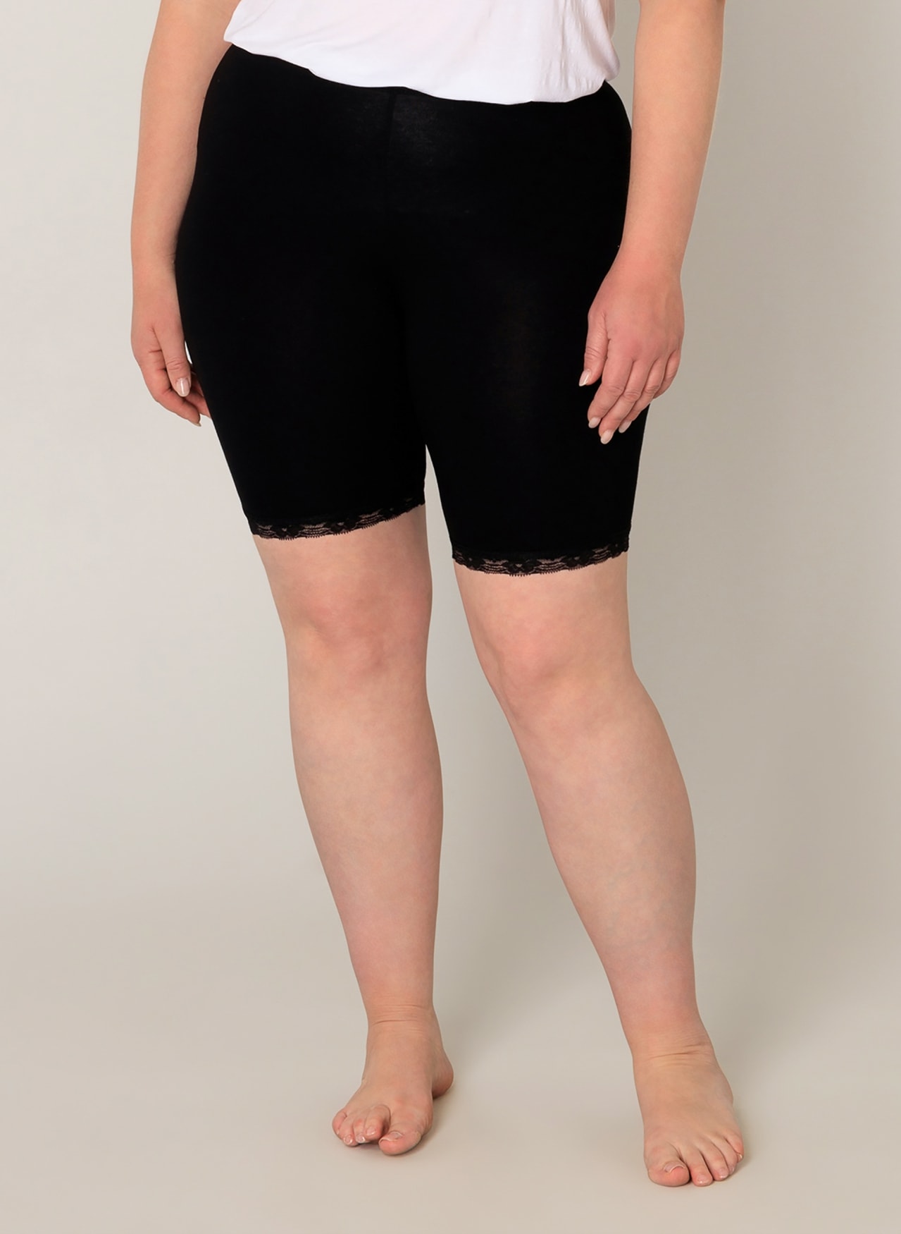 Base Level Curvy Radlerhose »Ava« mit Spitzenkante