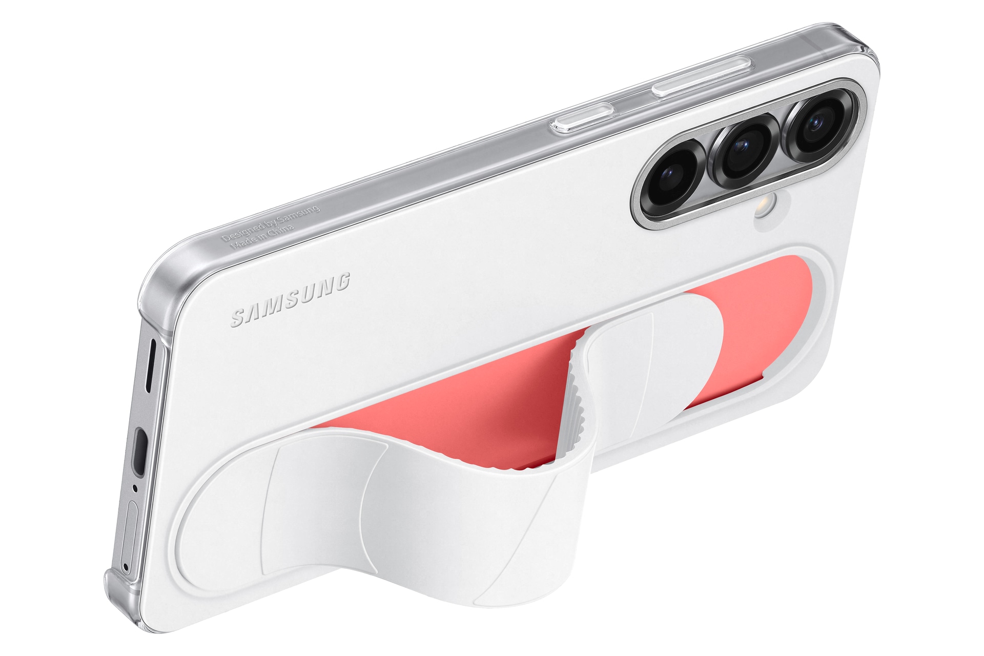 Samsung Handyhülle »Standing Grip Case für Samsung Galaxy S25«, Backcover, Schutzhülle, Handyschutzhülle, Case, Schutzcase, stossfest