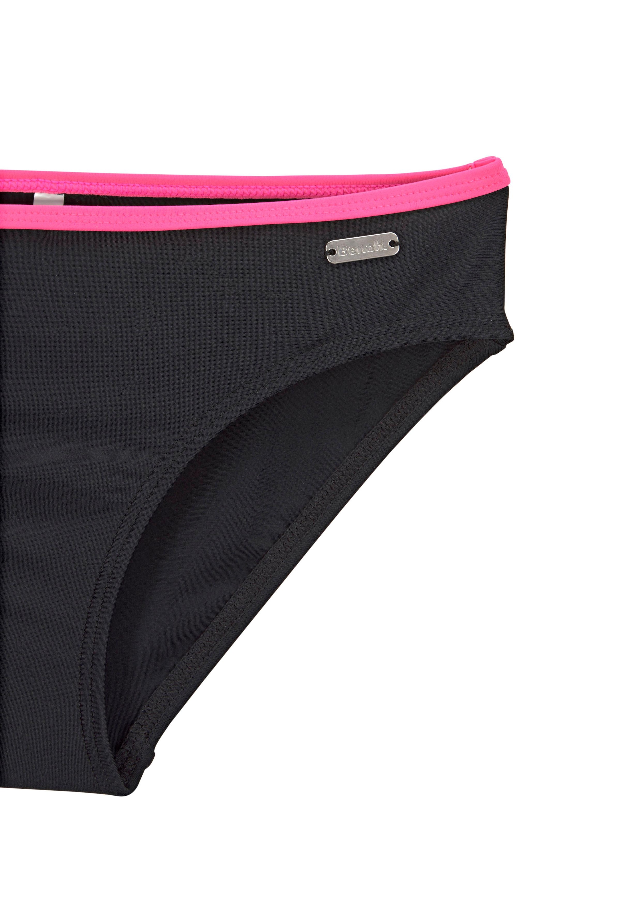 online Jelmoli-Versand mit Bench. | ✵ Bustier-Bikini, Kontrastpaspeln pinken ordern