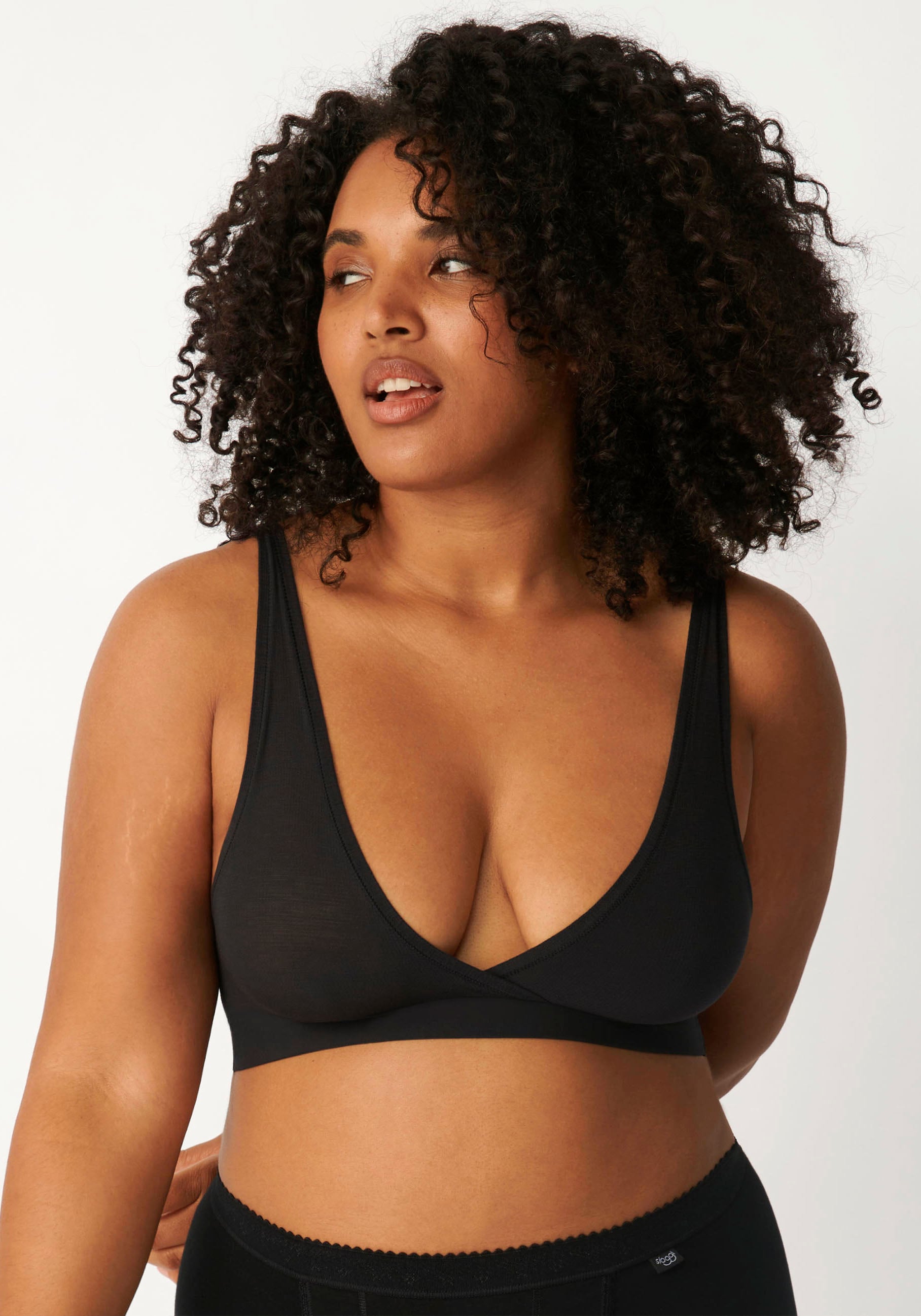 sloggi Bralette »GO Allround«, One Size, hohe Elastizität, breites Unterbrustband, sportiver Look
