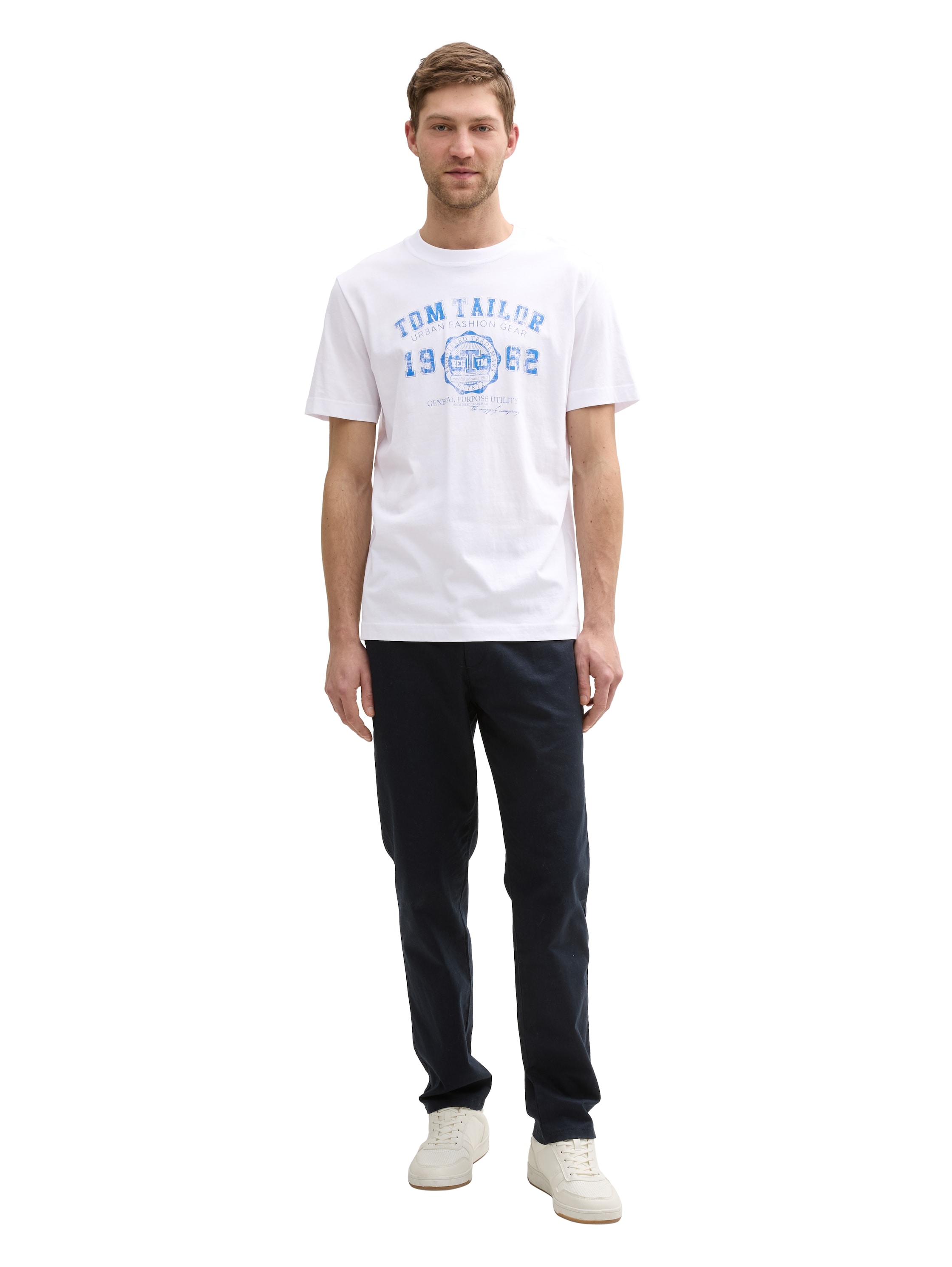 TOM TAILOR T-Shirt, (Packung, 2 tlg.), mit Frontprint