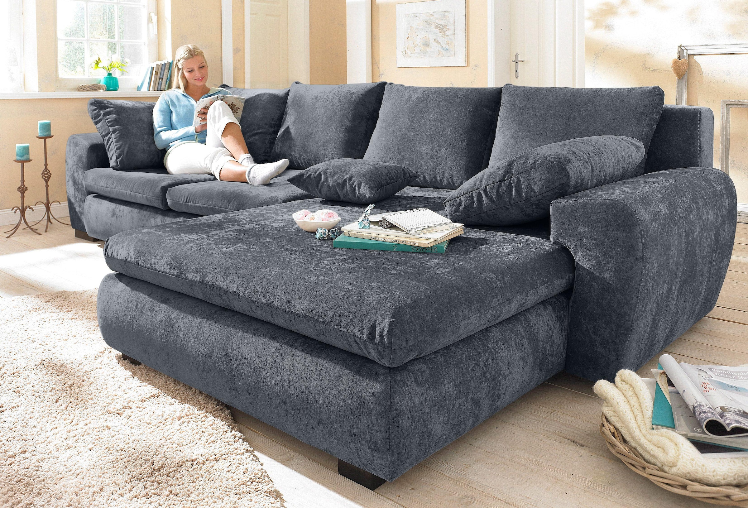 Home Affaire Ecksofa Cara Mia En Ligne Jelmoli Shop Ch