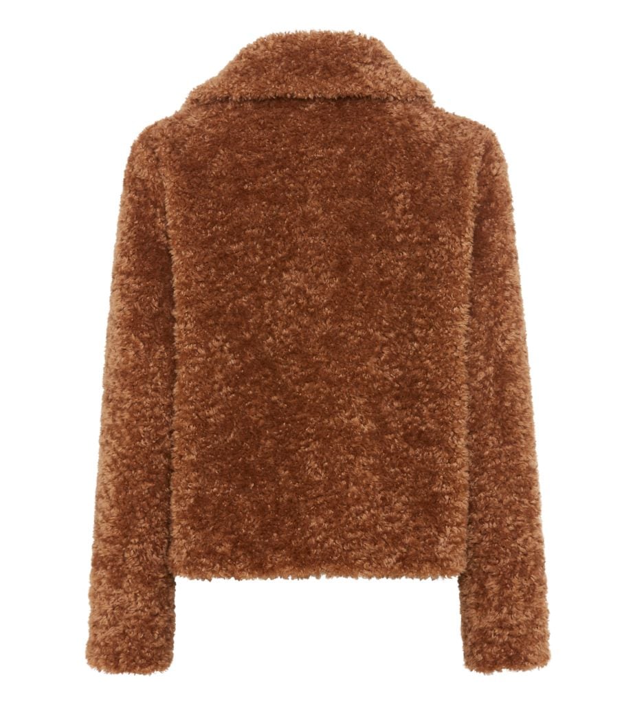 Fuchs Schmitt Fellimitatjacke, ohne Kapuze, mit Knöpfen