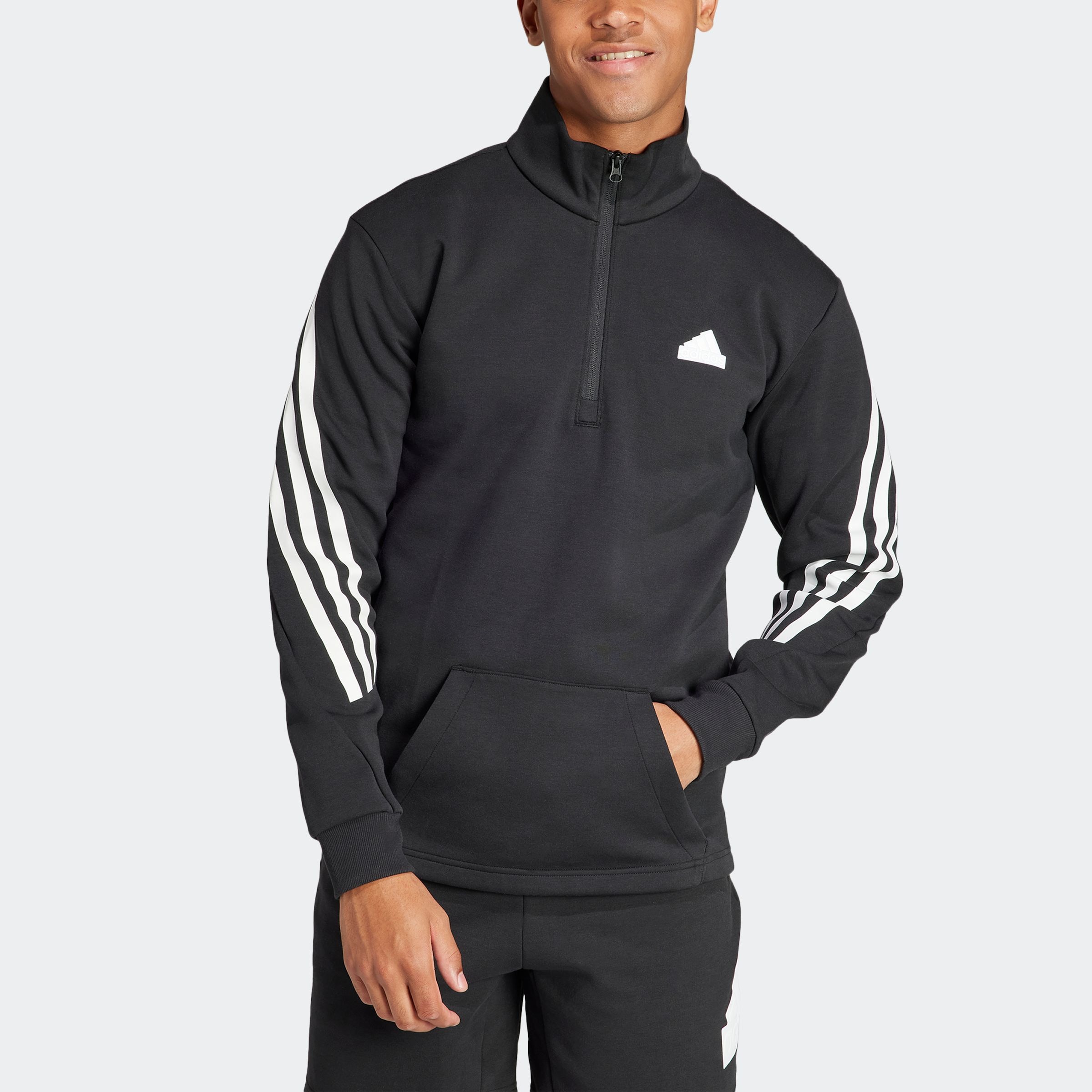 adidas Sportswear Rollkragenpullover »M FI 3S HALFZIP«, (1 tlg.)