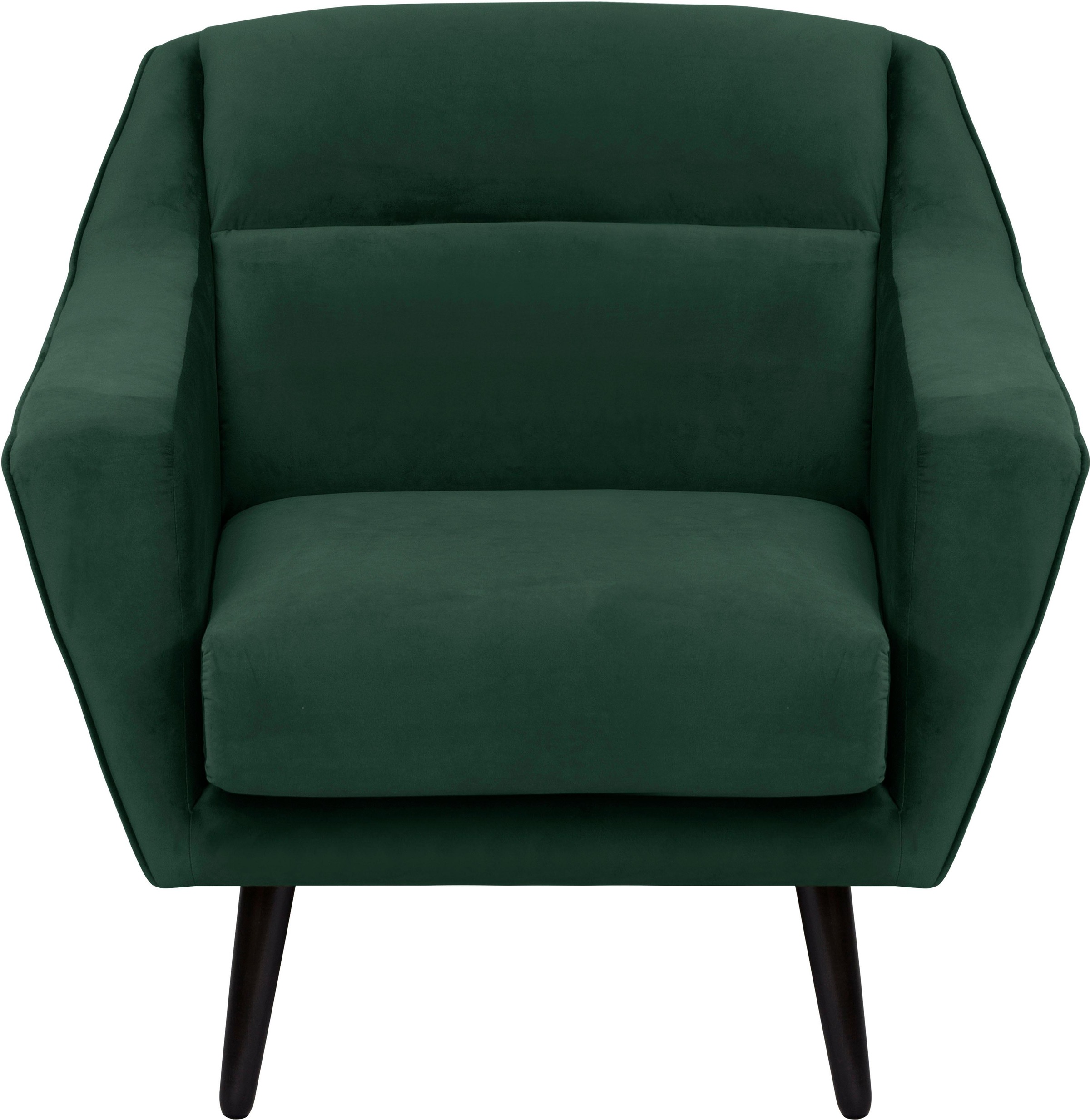 OTTO home Sessel "Bille" mit Naht im Rückenkissen und Eiche-Beinen, Design by Morten Georgsen