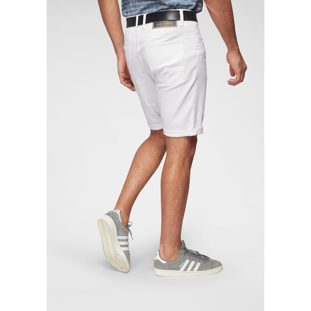 TOM TAILOR Bermudas, in unifarbener Optik