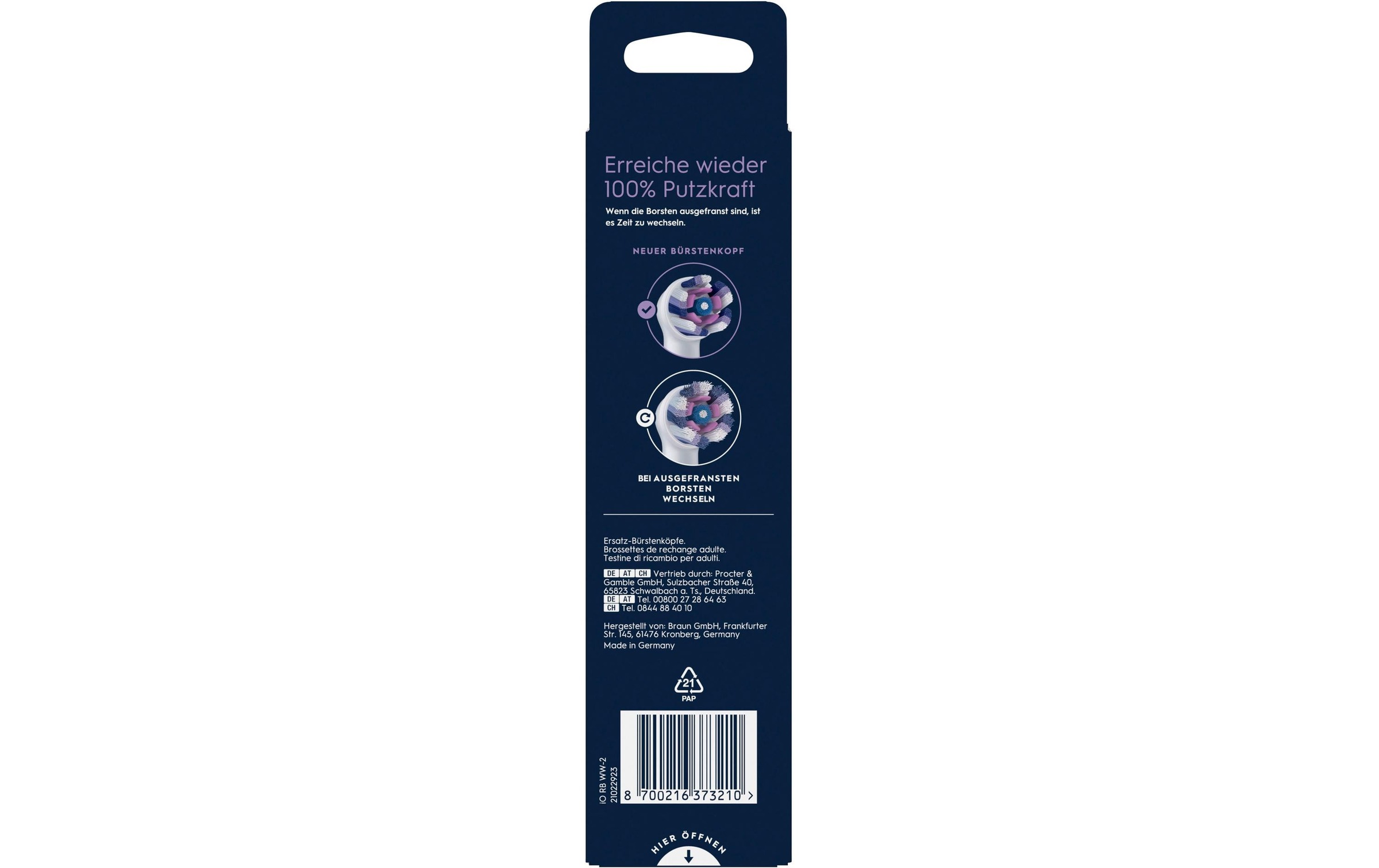 Oral-B Aufsteckbürste »iO Radiant White 2 Stück«