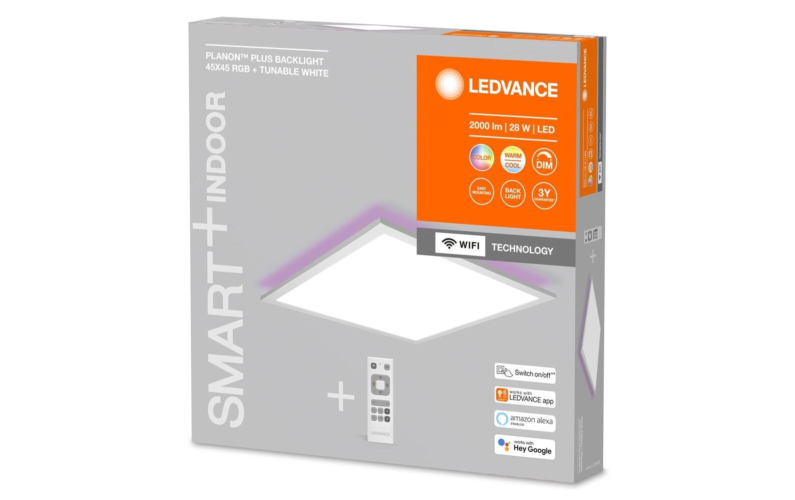 LED Deckenleuchte »SMART+ Planon Plus Backlight 45x45cm, RGBTW, ws«, 1 flammig