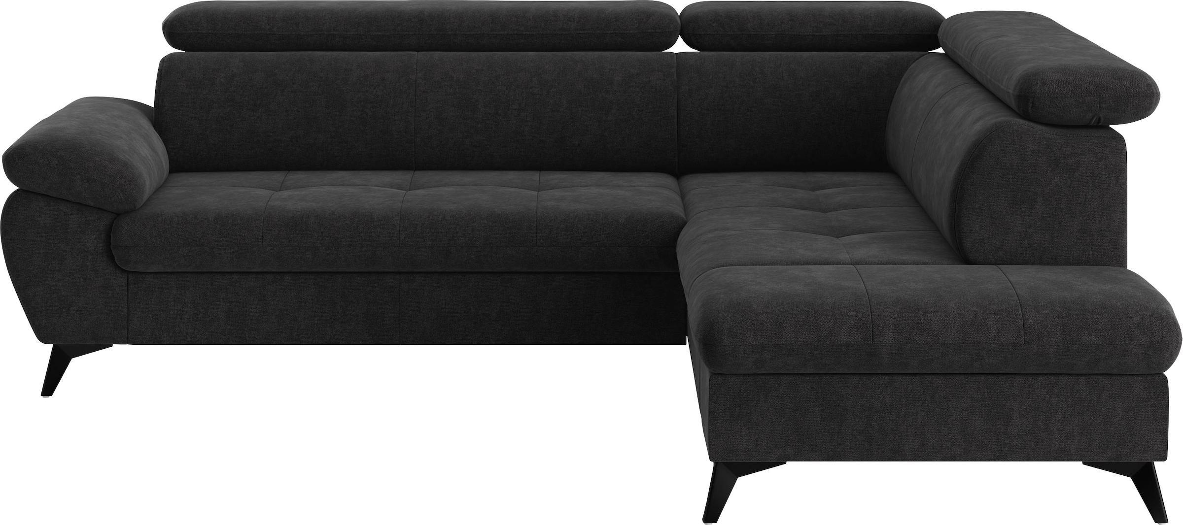 COTTA Ecksofa »Hudson L-Form«, mit Kopfteilverstellung, wahlweise mit Bettfunktion & Bettkasten