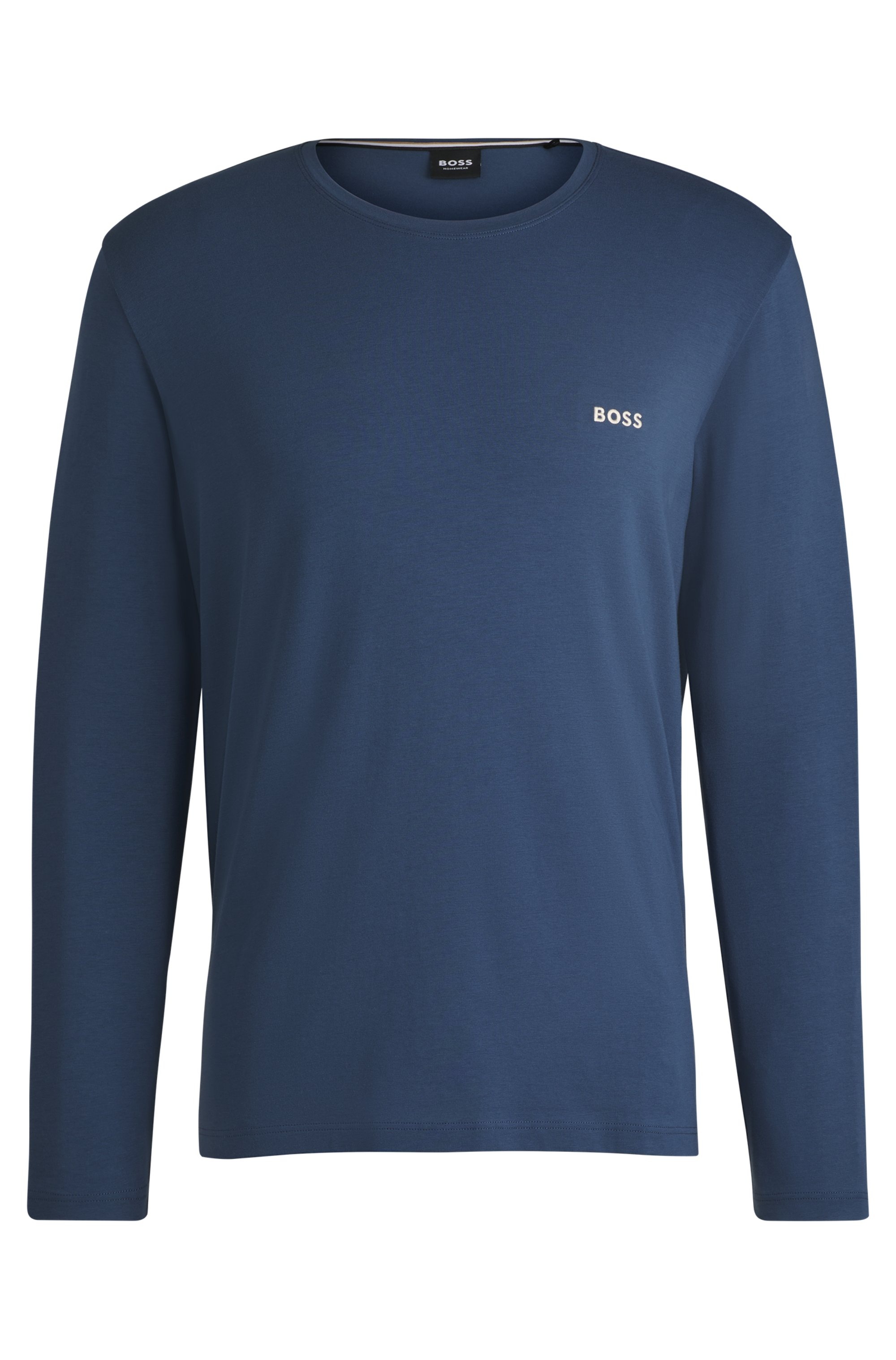 BOSS Langarmshirt »Mix&Match LS«, mit Logoschriftzug