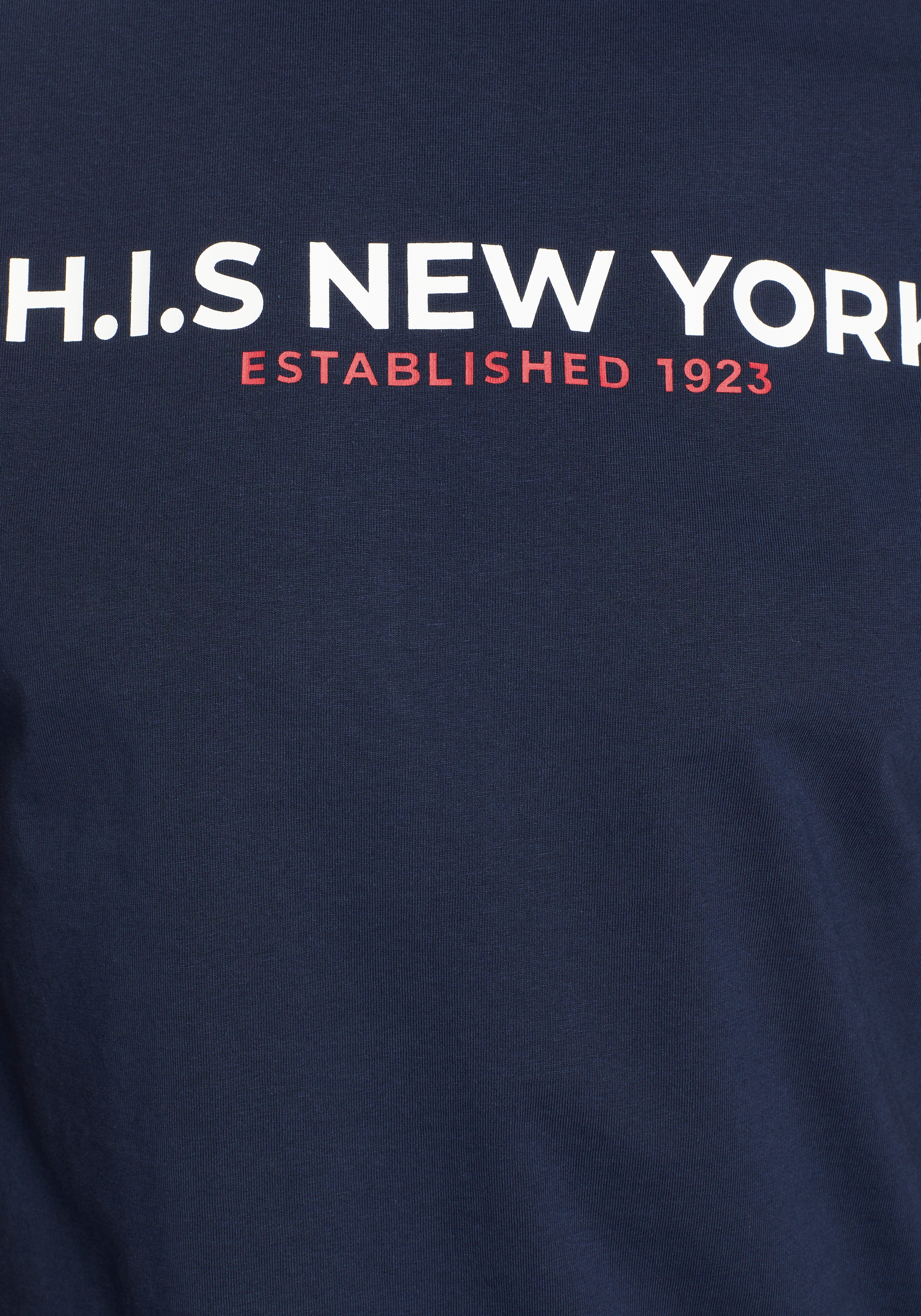 H.I.S T-Shirt, Mit grossem Frontprint