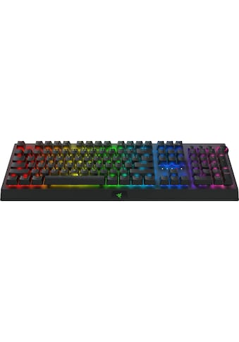 Gaming-Tastatur »BlackWidow V3«, Beleuchtung, Handgelenkauflage