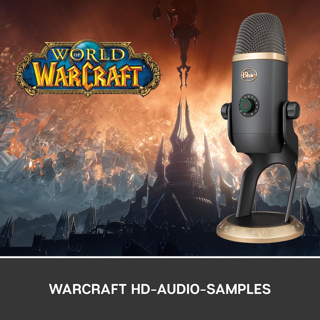 Blue Streaming-Mikrofon »Yeti X World of Warcraft® Edition«, (1 tlg.)